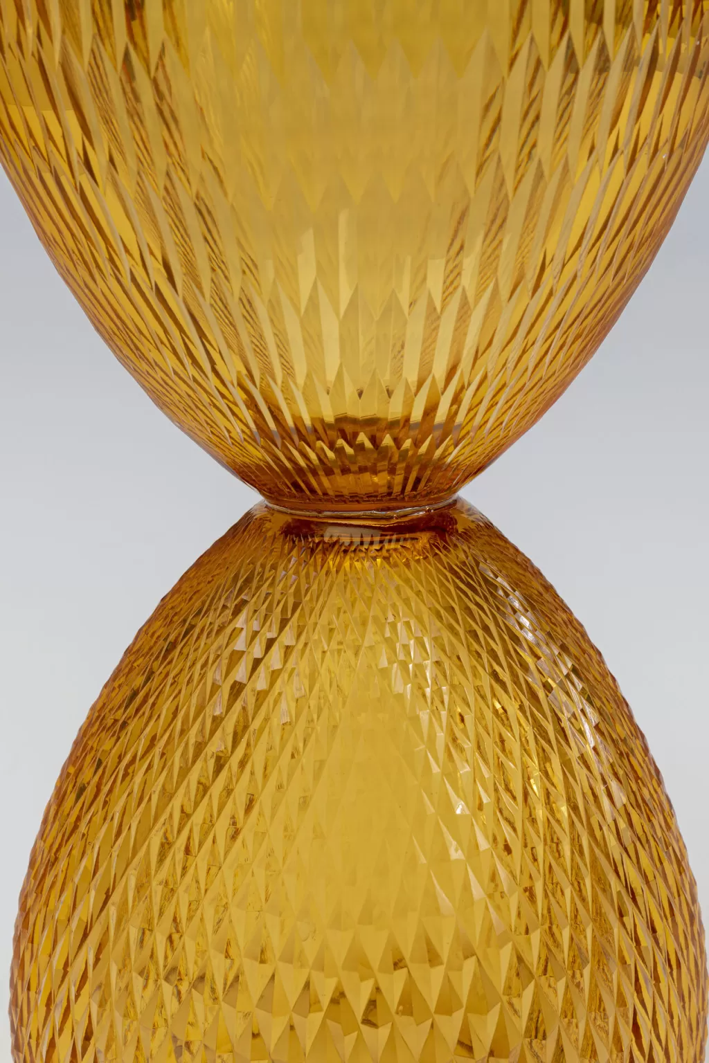 Vase design scandinave Duetto - Déco d'intérieur moderne en orange vif - Diamètre 31 cm par KARE