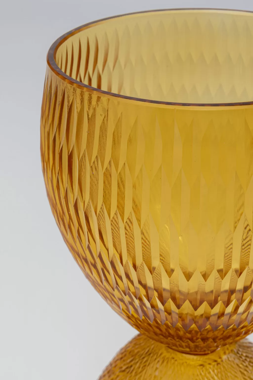 Vase design scandinave Duetto - Déco d'intérieur moderne en orange vif - Diamètre 31 cm par KARE
