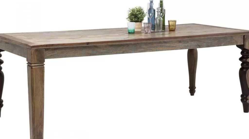 Table design contemporaine DULD - KARE 220 cm x 100 cm pour salle à manger spacieuse