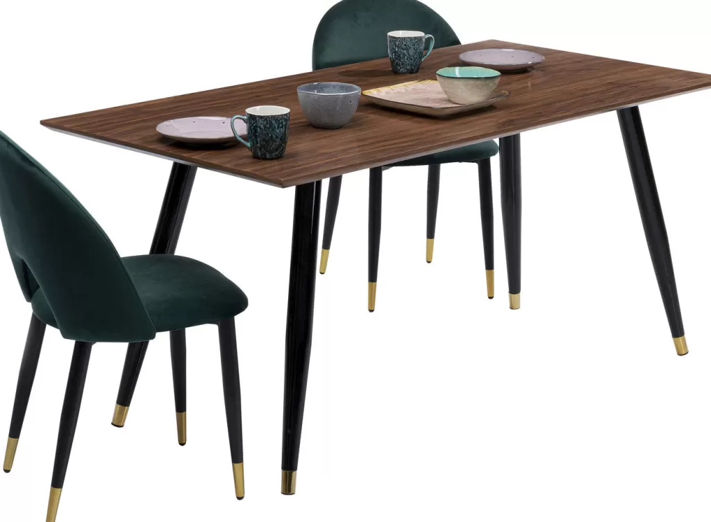 Table design Duran - Modèle exclusif KARE en 160x80 cm pour espaces contemporains