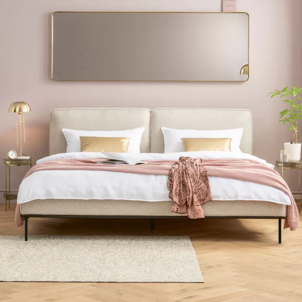 Lit double design contemporain 160x200 cm - Confort royal par KARE Design East Side