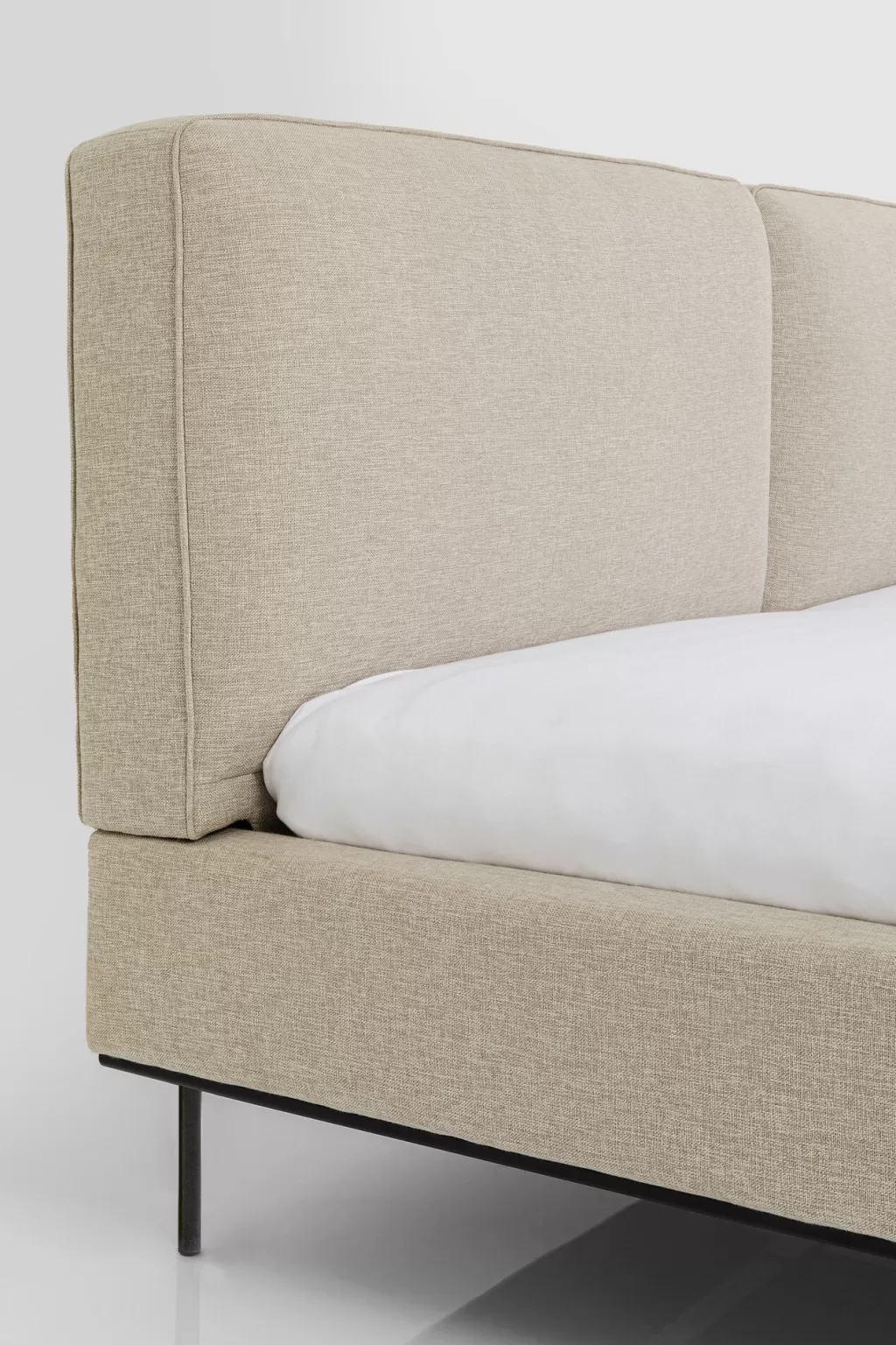 Lit double design KARE East Side - Structure contemporaine 180 x 200 cm - Modèle exclusif literie premium