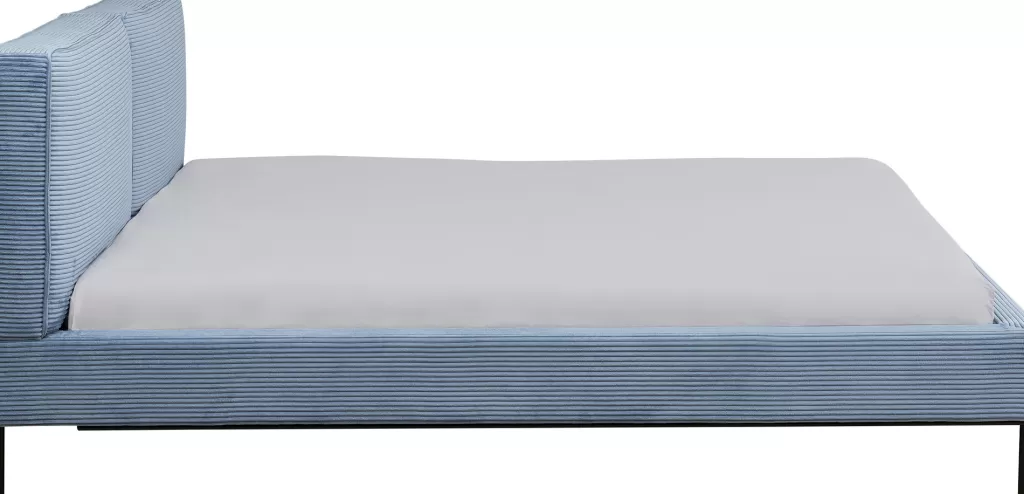 Lit double design East Side en velours texturé - Bleu nuit 180x200 cm par KARE  

(Alternative plus détaillée : Lit 2 places modèle East Side - Tissu velours côtelé bleu marine - Dimensions spacieuses 180x200 cm - Collection signée KARE Design)
