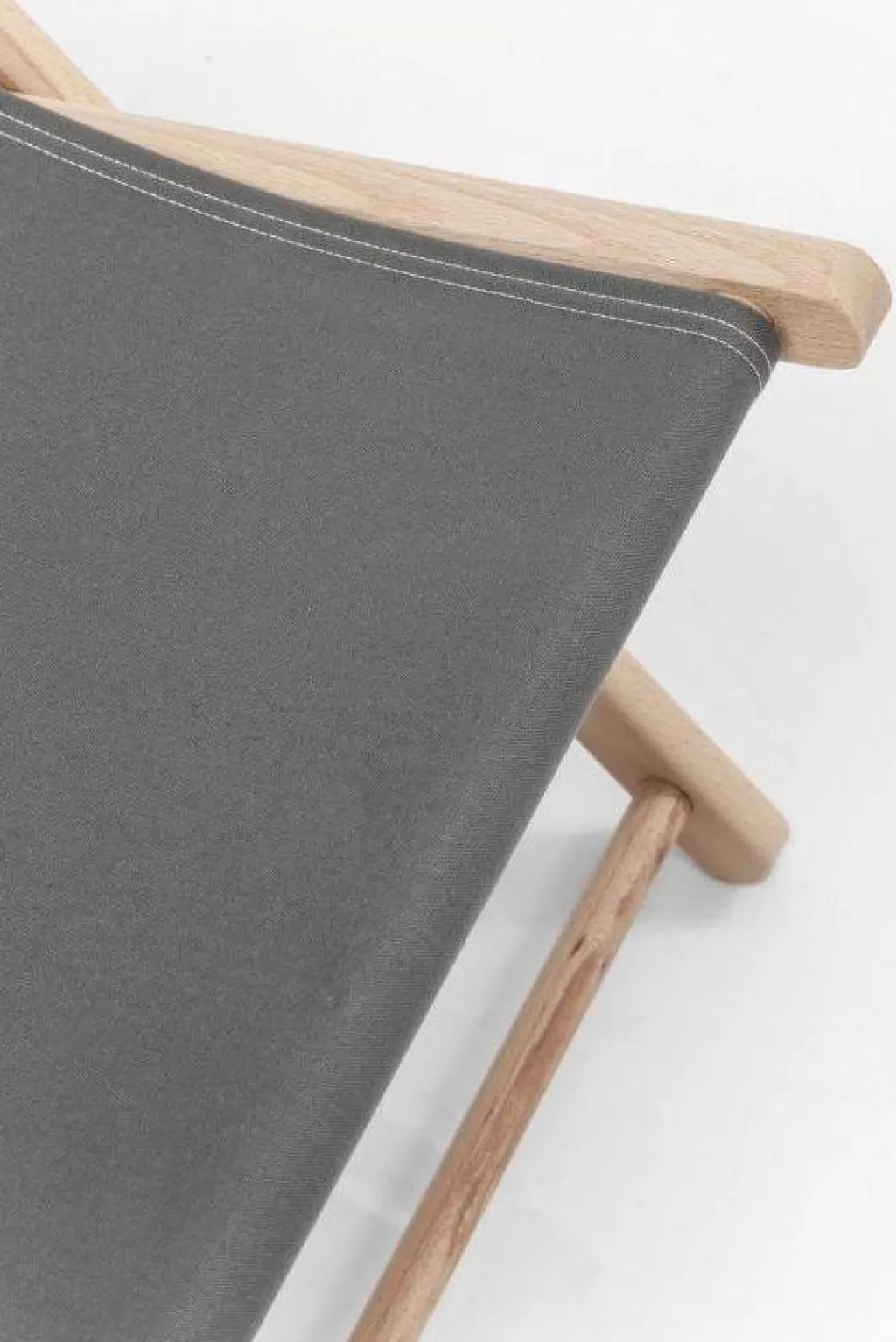 Chaise de Dété Confortable KARE Design - Style Scandinave, Fauteuil de Jardin Léger en Gris Anthracite
