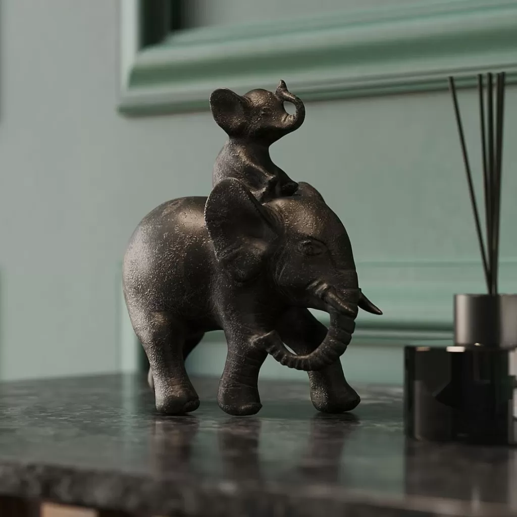 Éléphant Décoratif Dumbo Uno - Sculpture Design Unique par KARE pour Intérieur Créatif