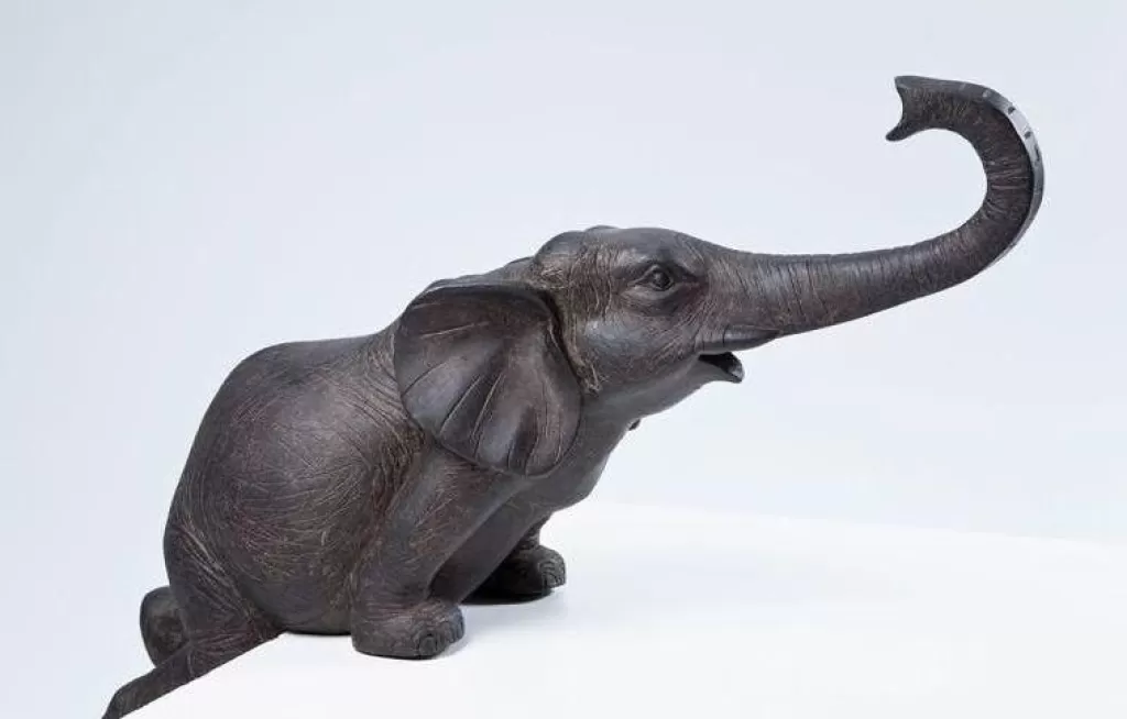 KARE Design - Figurines Éléphants de Cirque en Duo - Décoration Festive pour Intérieur