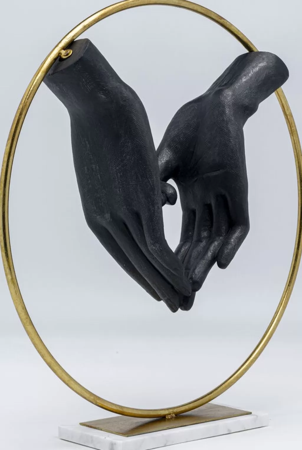 Décoration murale élégante en forme de cœur et main - Création artistique KARE Design 62 cm pour intérieur poétique