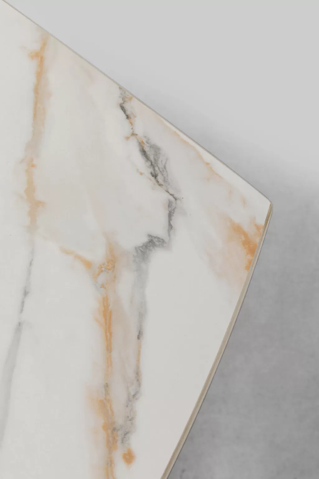 Table extensible Twist Onyx par KARE Design - Plateau 90 cm avec rallonges intégrées (120 à 180 cm) - Design contemporain élégant pour espaces modulables