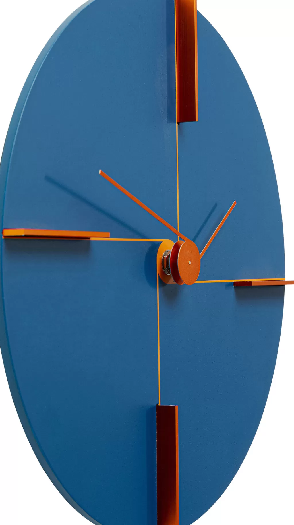 Horloge Murale Design Felice - Moderne Cadran Bleu 30cm par KARE, Élégante Décoration pour Salon