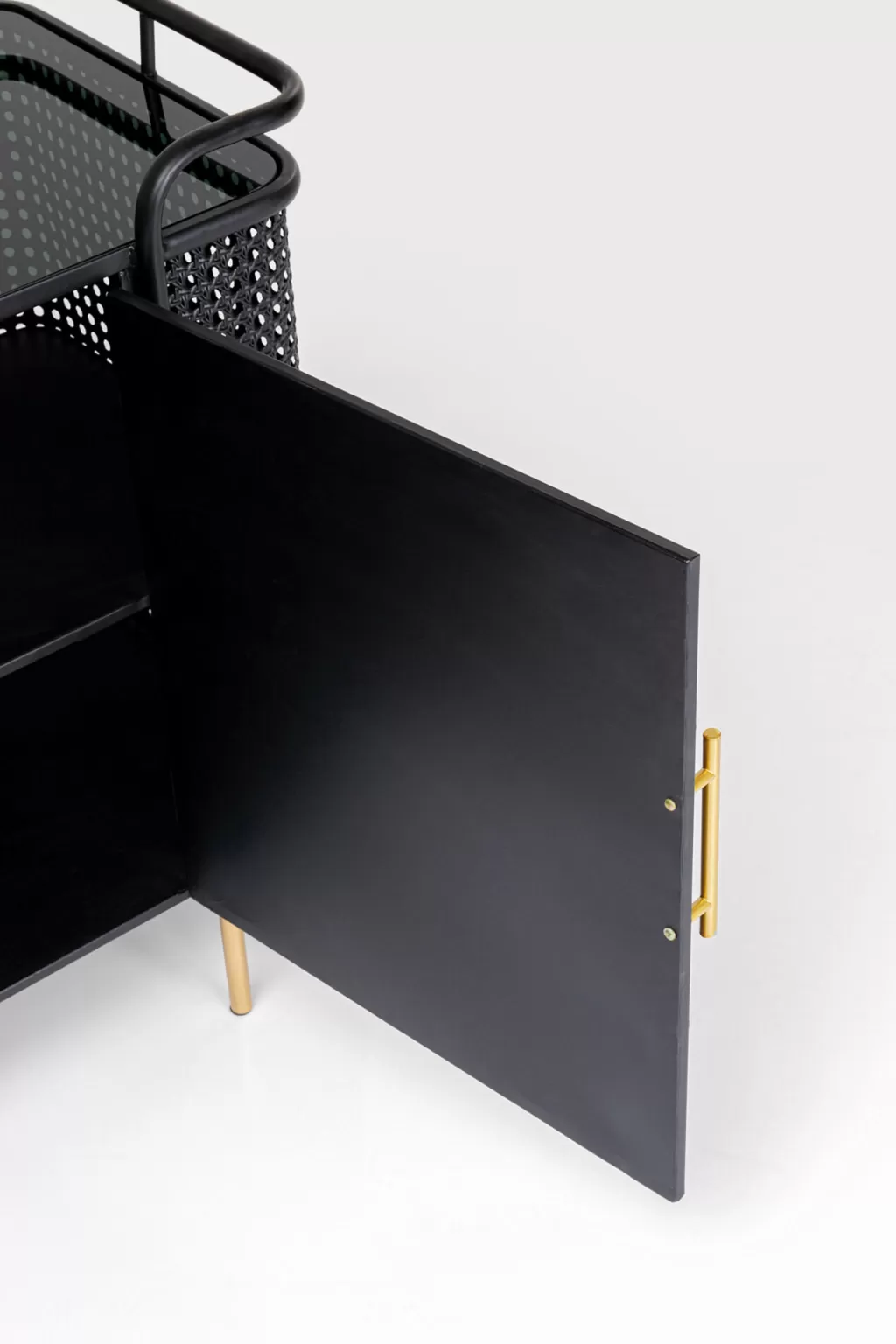 Table d'appoint design Fence Senkki par KARE - 120 x 70 cm pour salon élégant | Modèle contemporain avec structure métal et plateau bois 

[Version épurée pour décoration intérieure - Dimensions généreuses L120 x P70cm]