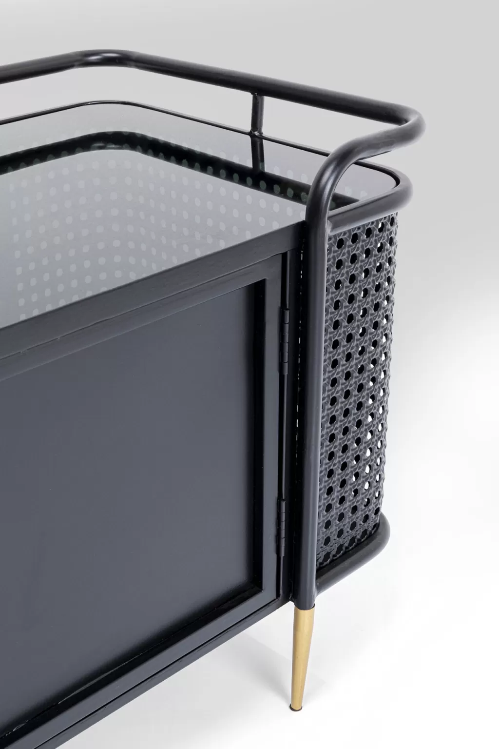 Support TV design FENCE par KARE - Plateau mural 160 x 48 cm pour home cinéma