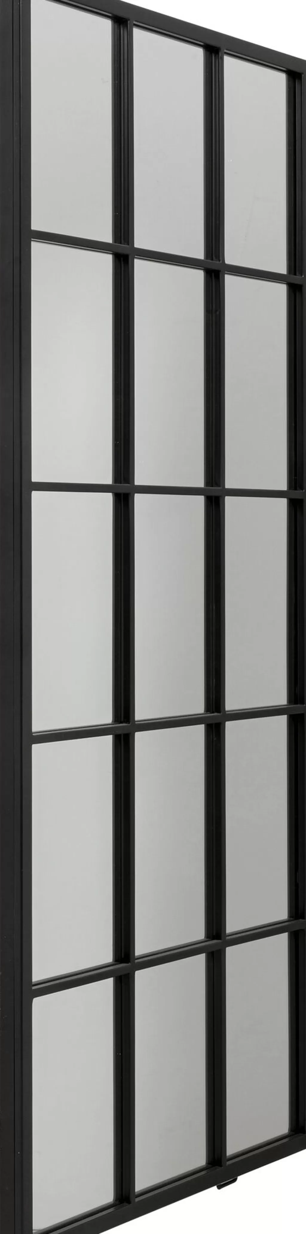 Miroir Mural Design Élégance Moderne par KARE - Cadre Métallique Noir sur Mesure 60 x 140 cm