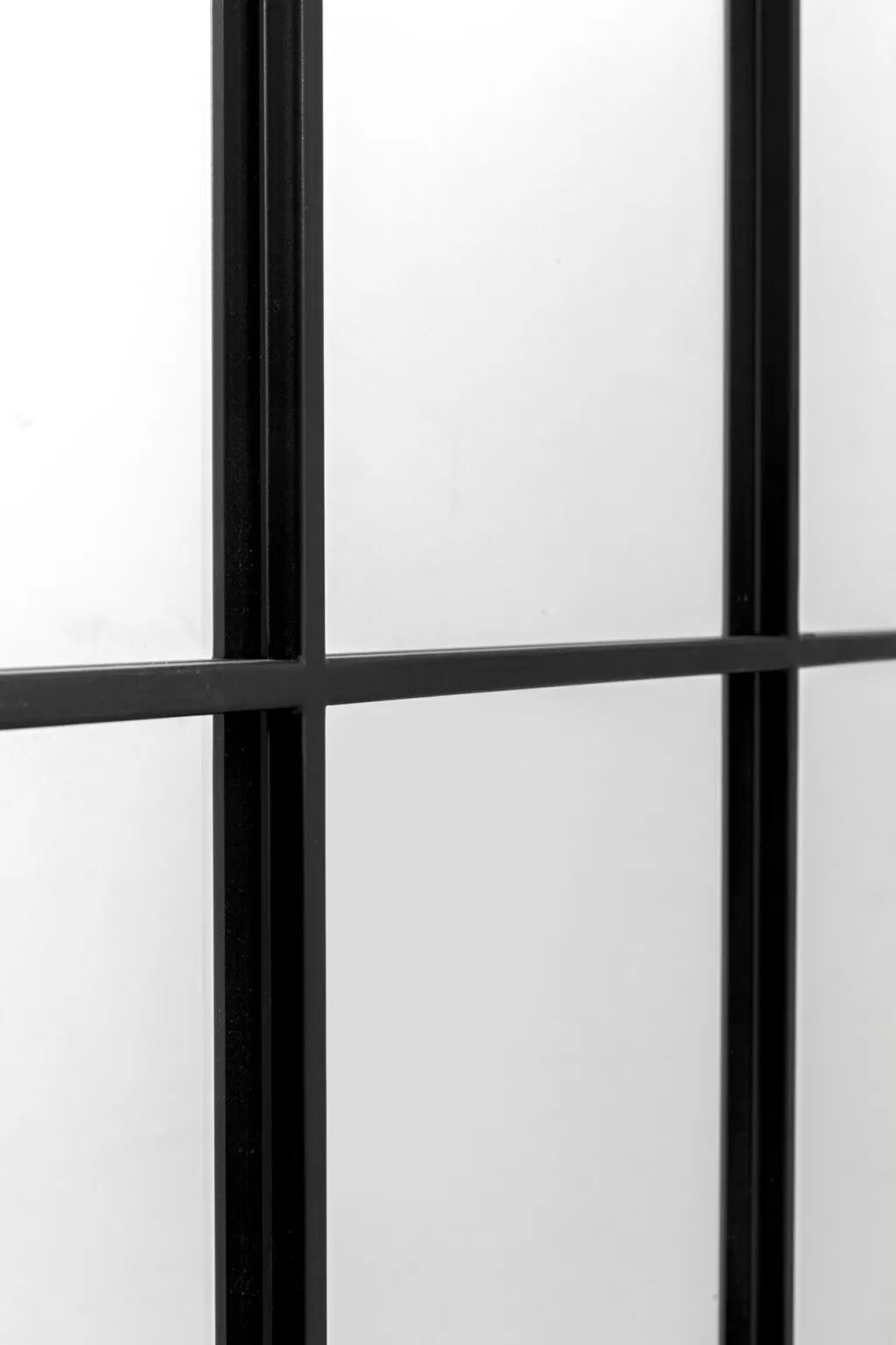 Miroir Mural Élégant Fenêtre – Cadre Métallique Noir 90x180 cm, Design Contemporain par KARE