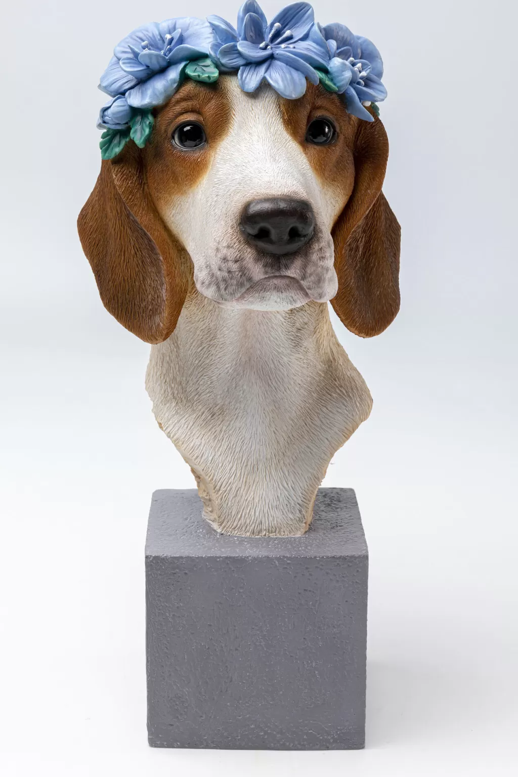 KARE Design - Figurine Beagle de la Collection Fiori, Sculpture Décorative pour Intérieur, 47 cm