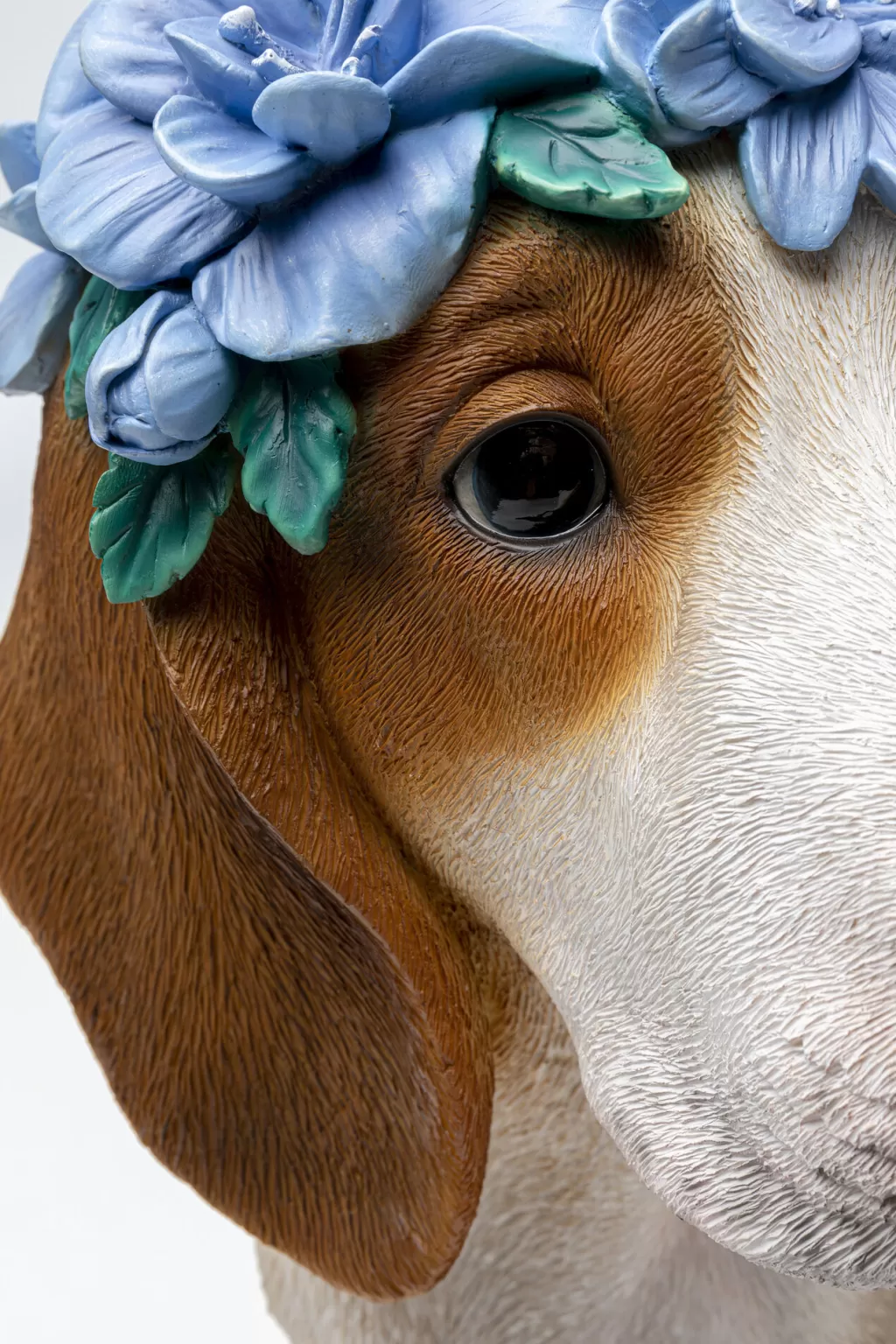 KARE Design - Figurine Beagle de la Collection Fiori, Sculpture Décorative pour Intérieur, 47 cm