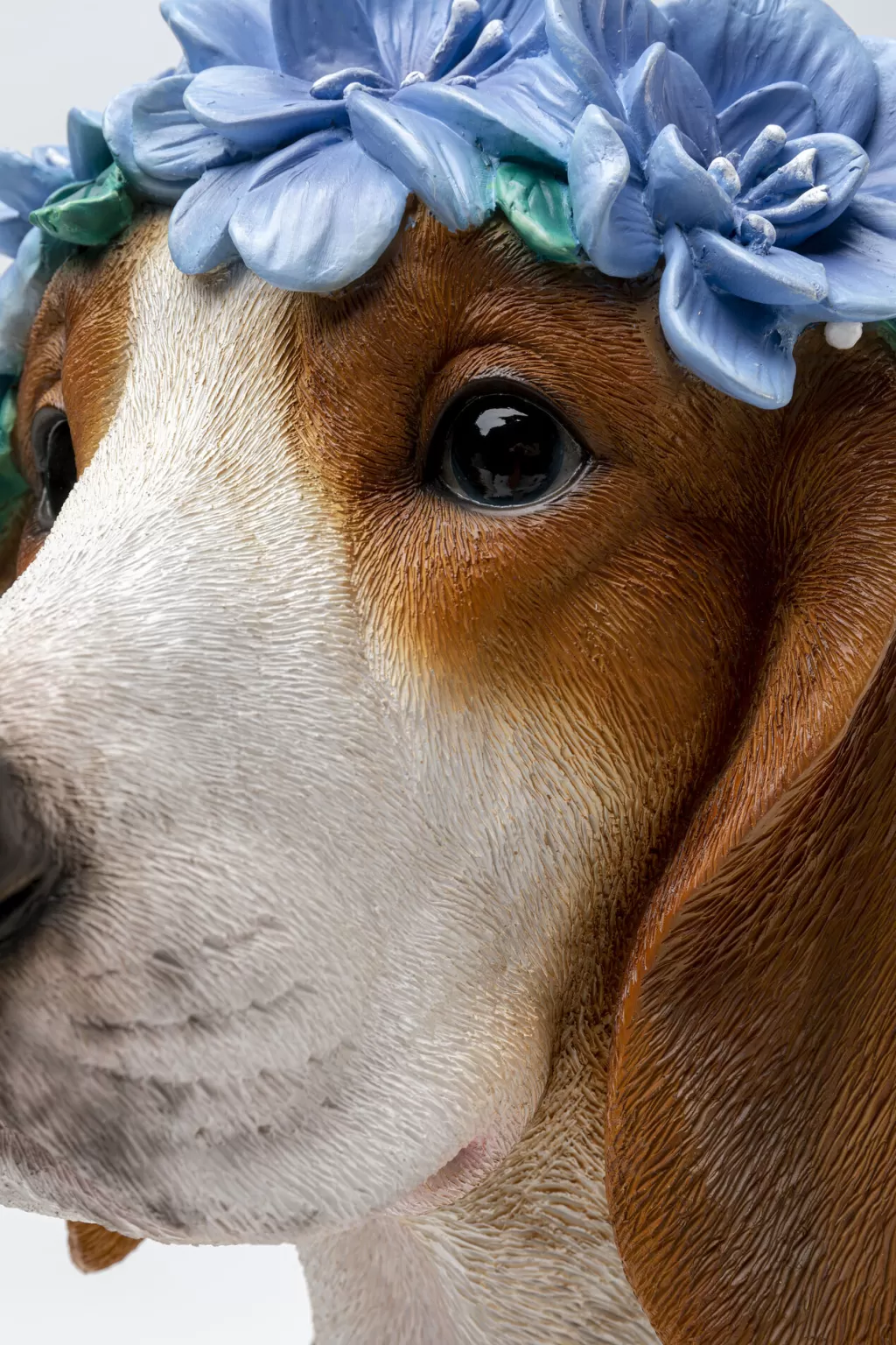 KARE Design - Figurine Beagle de la Collection Fiori, Sculpture Décorative pour Intérieur, 47 cm