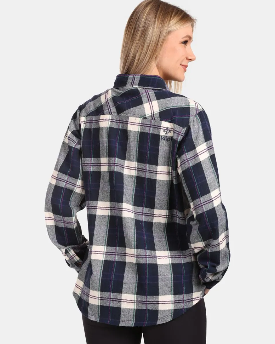 Chemise Femme Kilpi en Flanelle Douce · Modèle Flanny-W – Confort et Style Décontracté