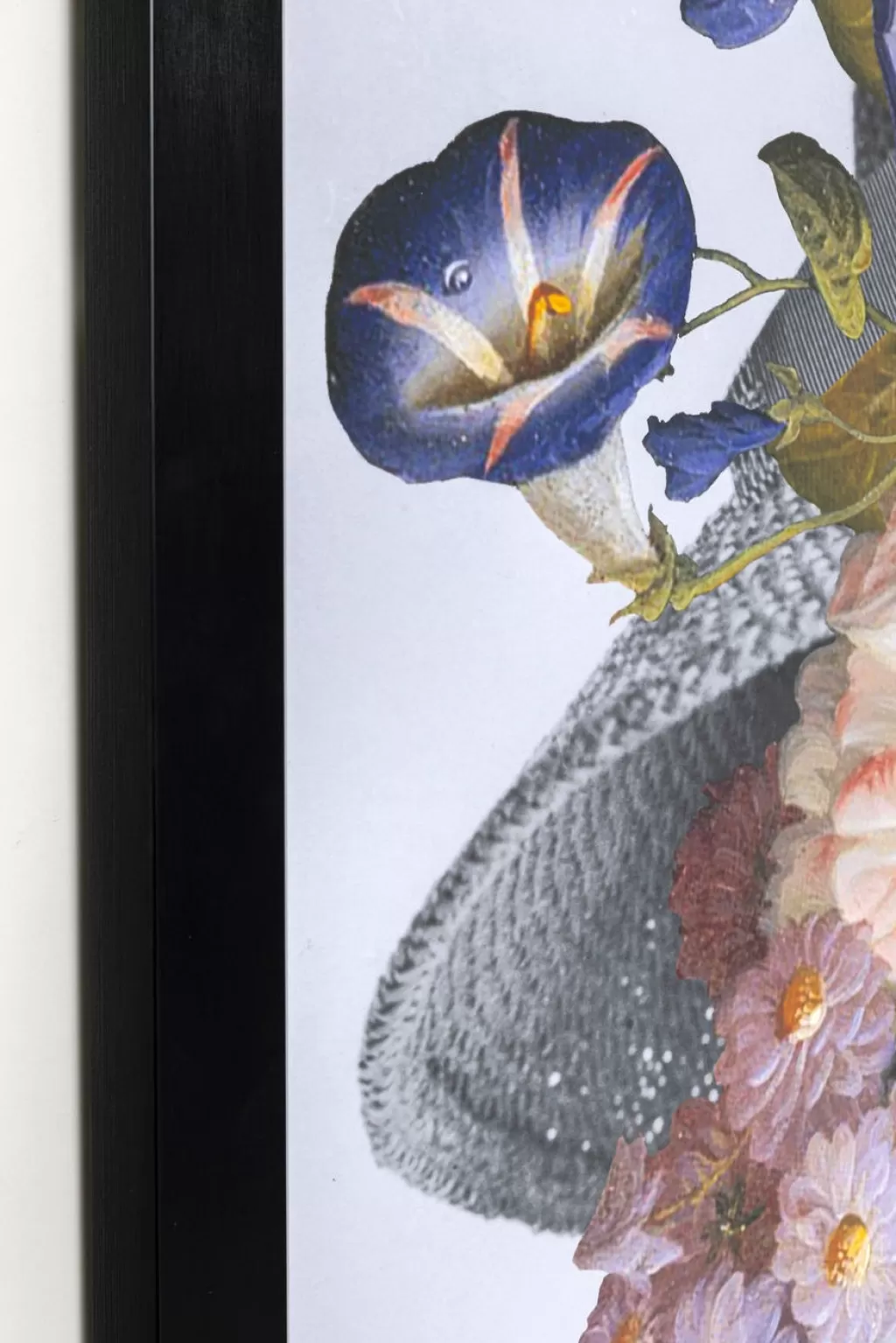 Tableau Décoratif « Flower Lady » aux Tons Pastels - Création KARE Design - Format 117x154 cm