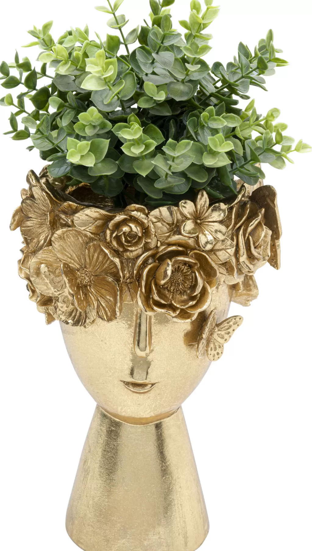 Vase décoratif Flowercrown doré 20 cm - Design contemporain par KARE
