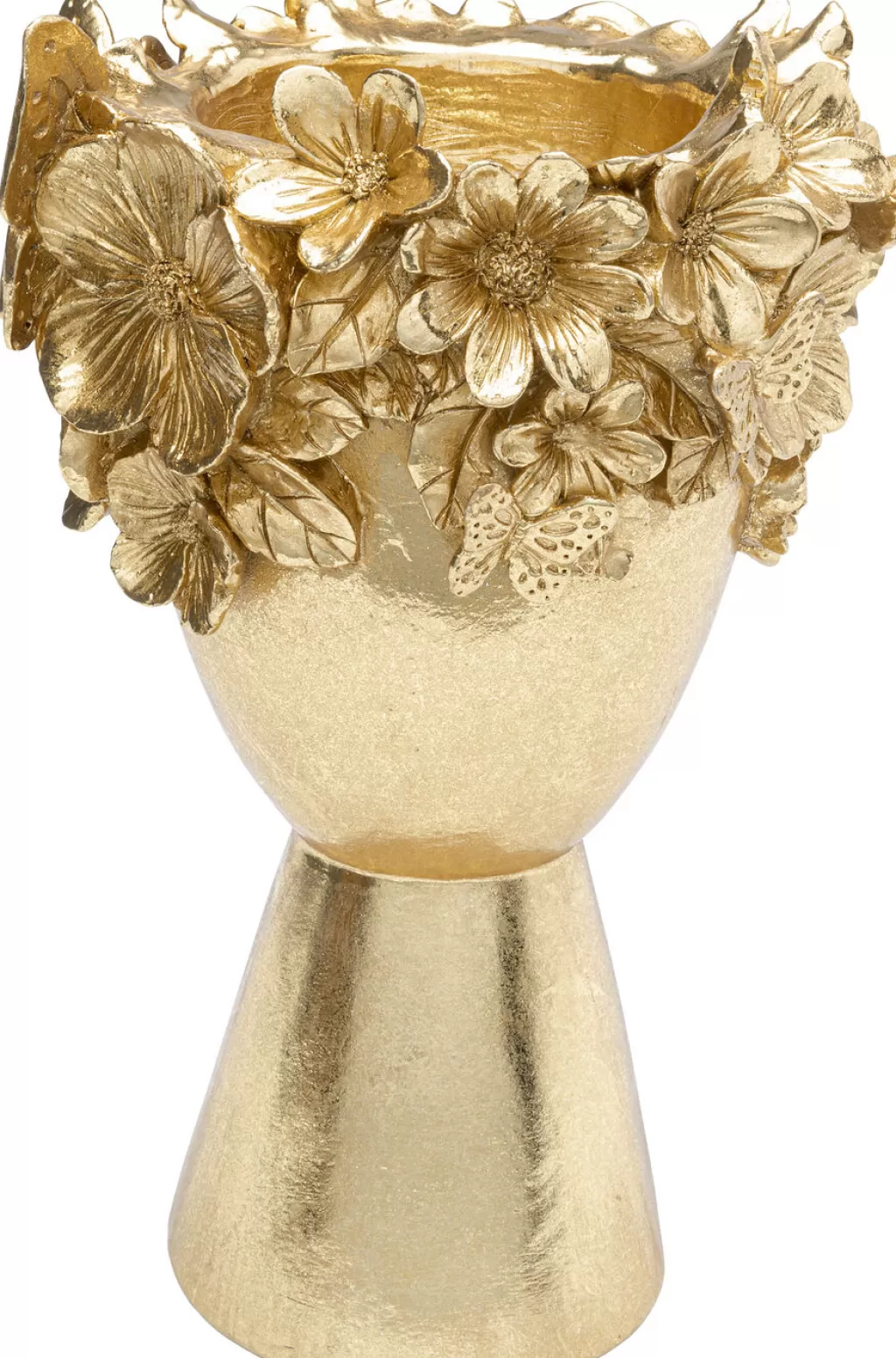Vase décoratif Flowercrown doré 20 cm - Design contemporain par KARE