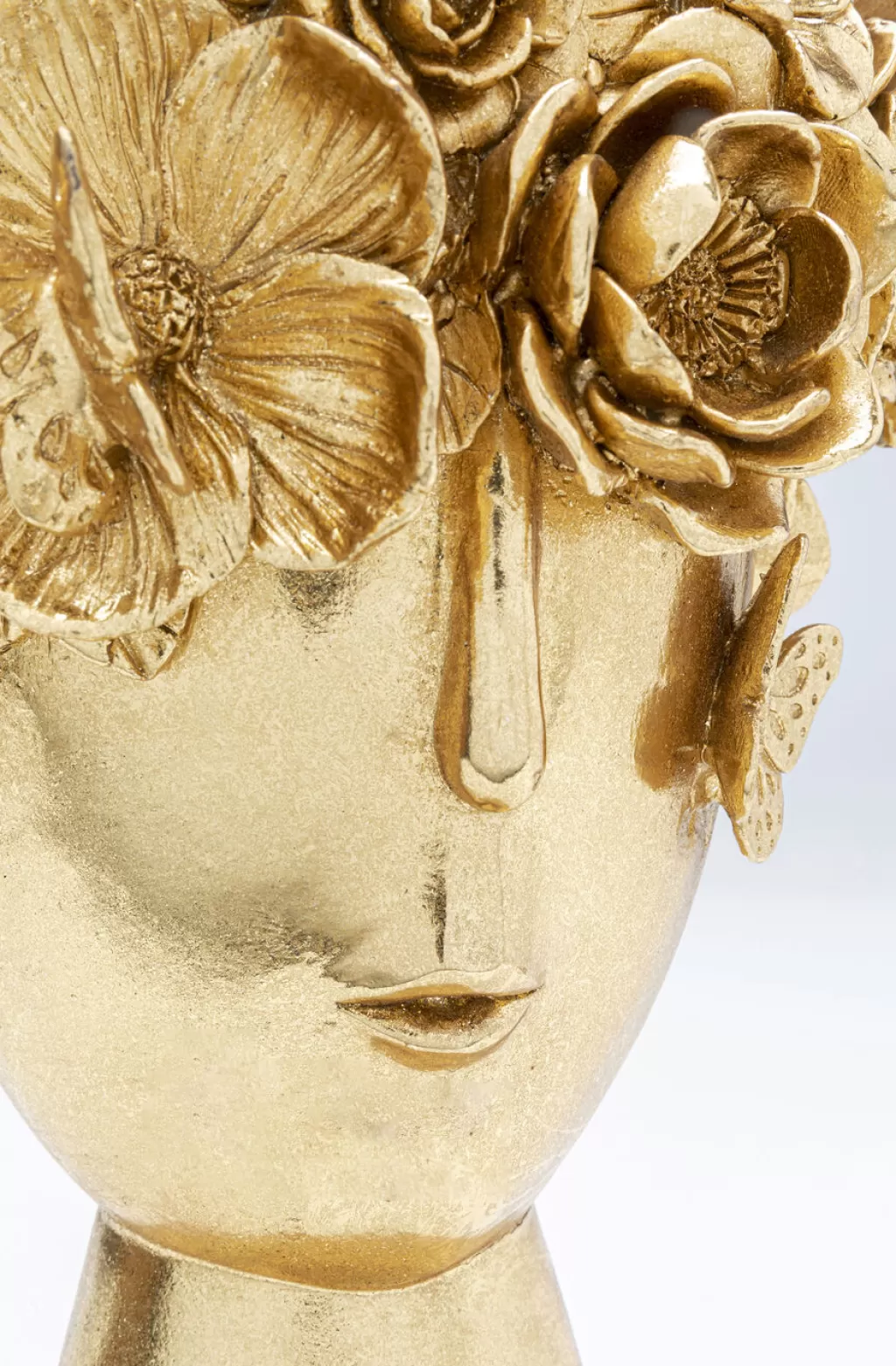 Vase décoratif Flowercrown doré 20 cm - Design contemporain par KARE