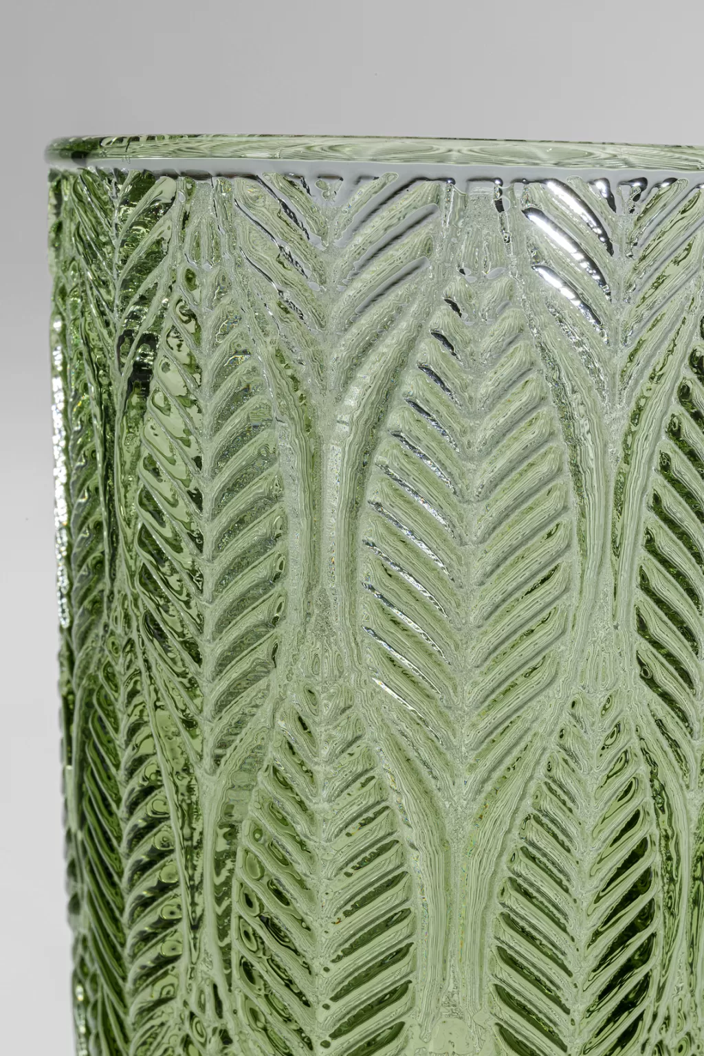 Verre Éco-Design Feuillage Vert | Collection Lasit Durable par KARE Design