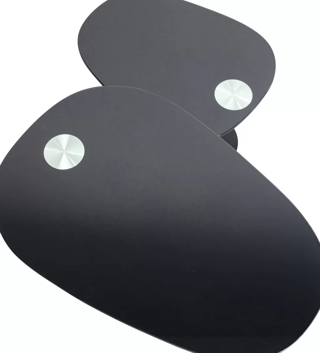 Table Basse Franklin Élégante - Design Moderne en Noir Profond 150x58 cm | Meuble de Salon KARE Collection