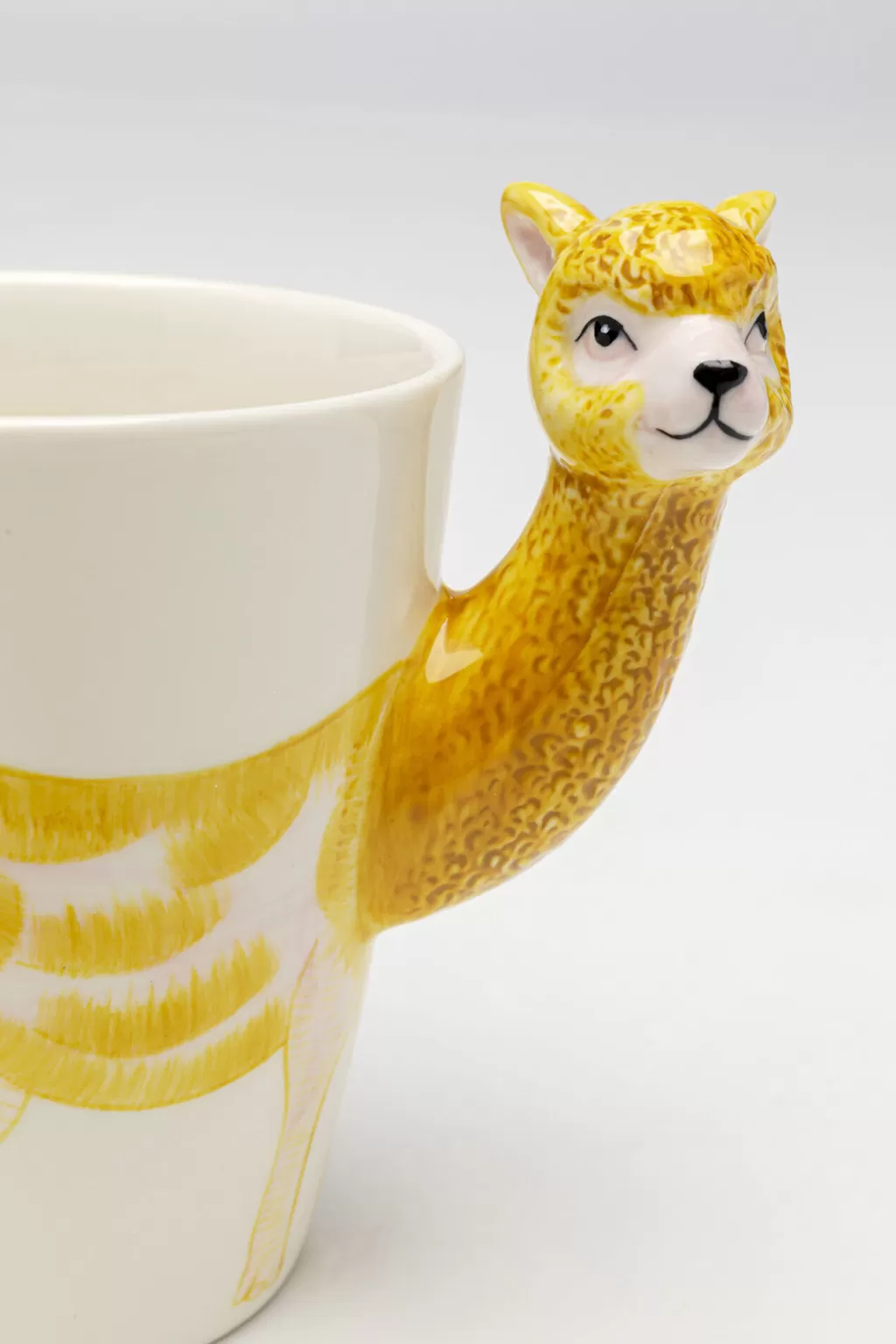 Muki Alpagas Espiègles - Figurine Décorative 12 cm par KARE Design, Création Ludique pour Ambiance Joyeuse