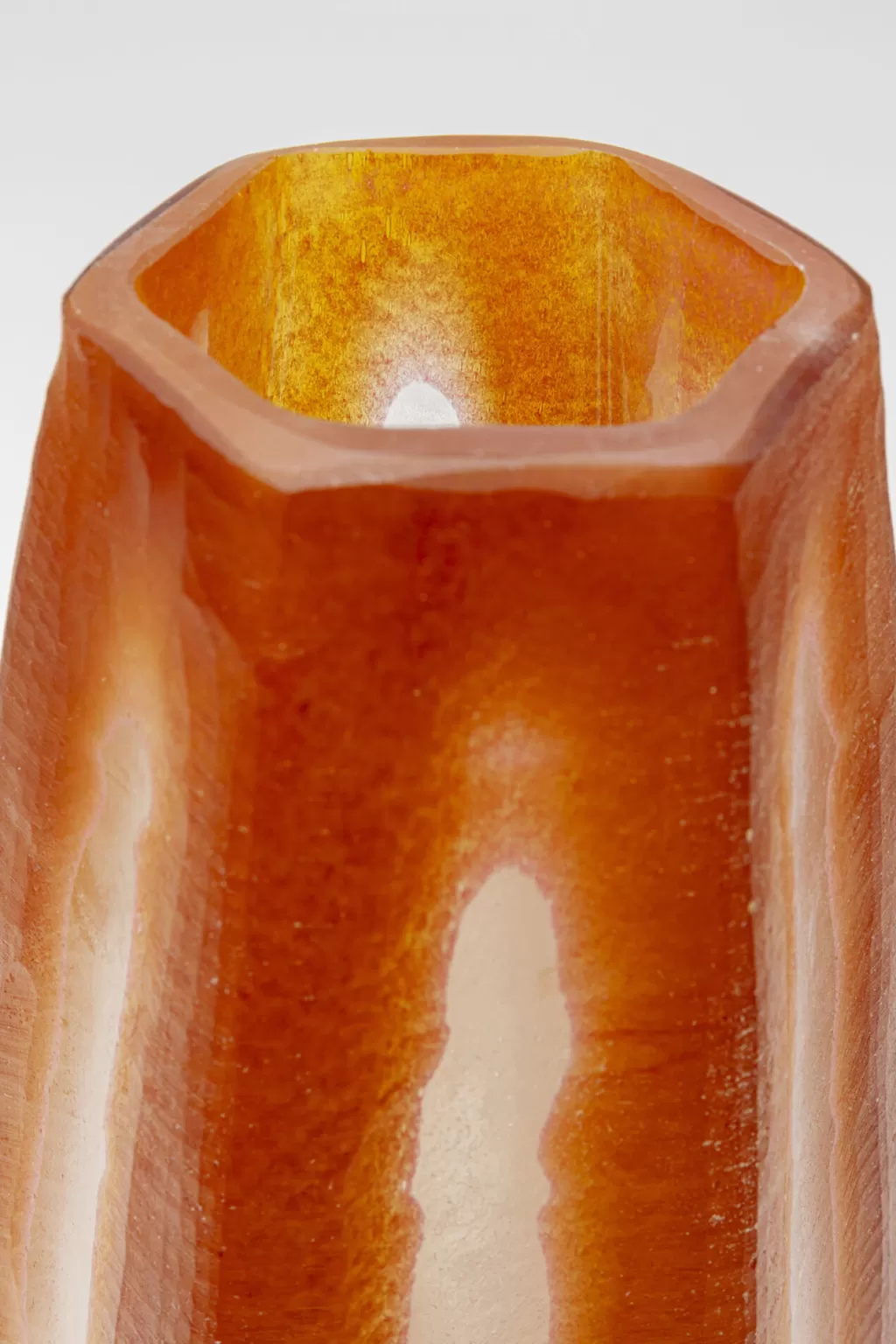 Vase Design Galicia Rouge Élégant - Décoration Contemporaine pour Salon - 36 cm de Hauteur - Création KARE