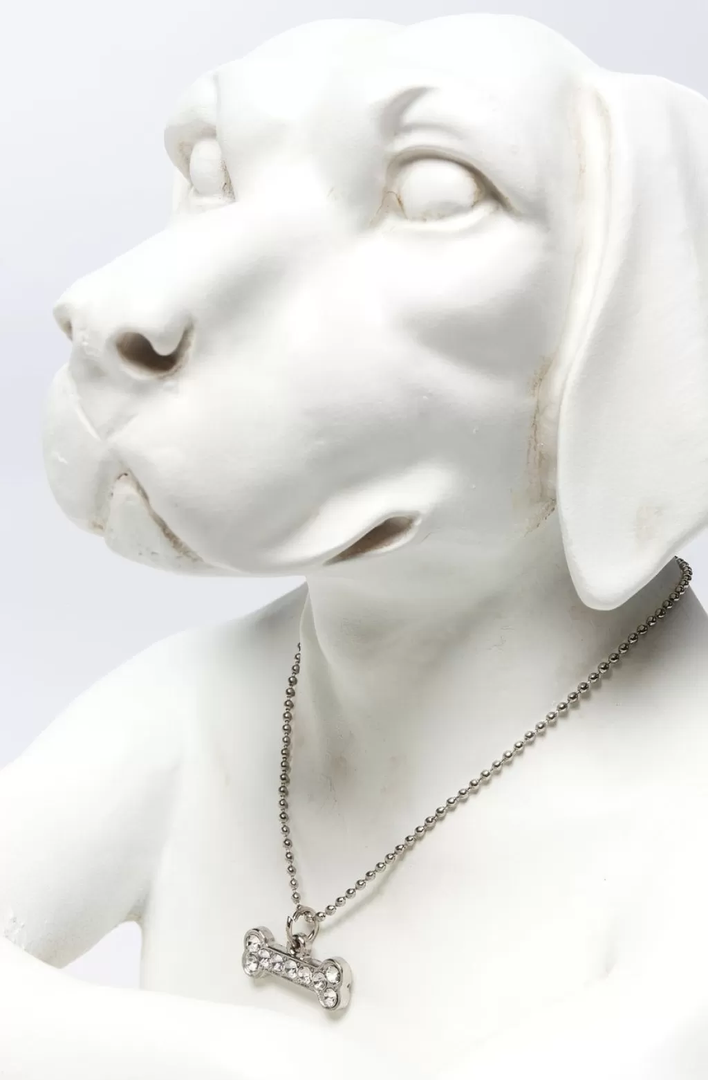 Figurine Décorative Chien Gangster Rétro - Design Unique en Tonalité Crème par KARE