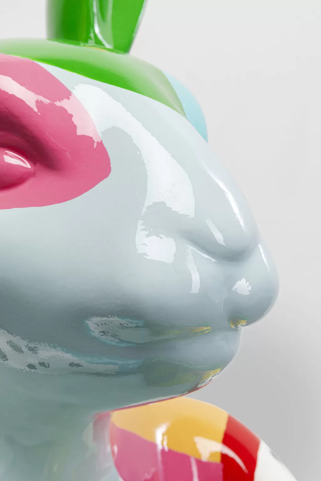 KARE Design - Lapin Décoratif Rebelle Multicolore 