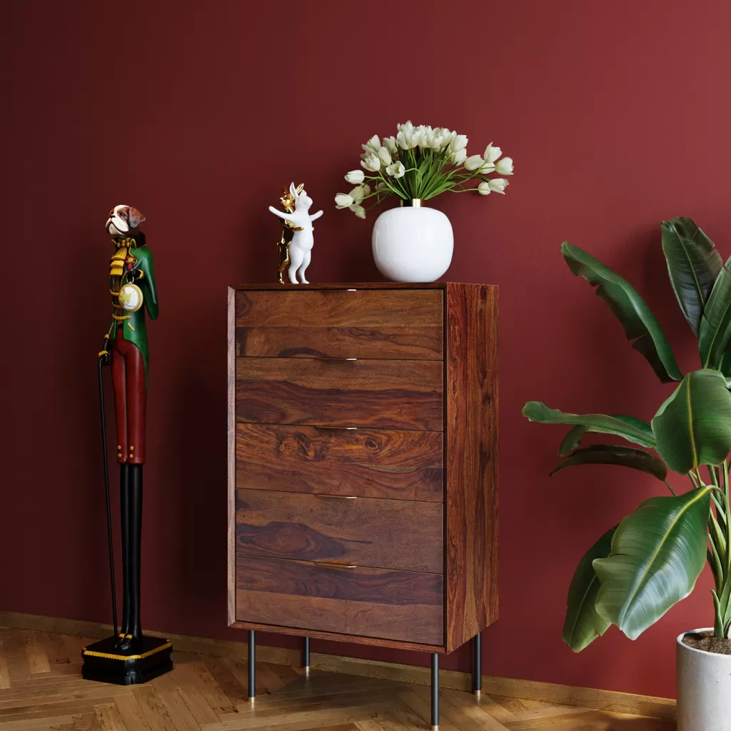 KARE Design - Horloge Murale Élégante « Chien Gentleman » avec Cadran Bois - Modèle Vintage 138 cm