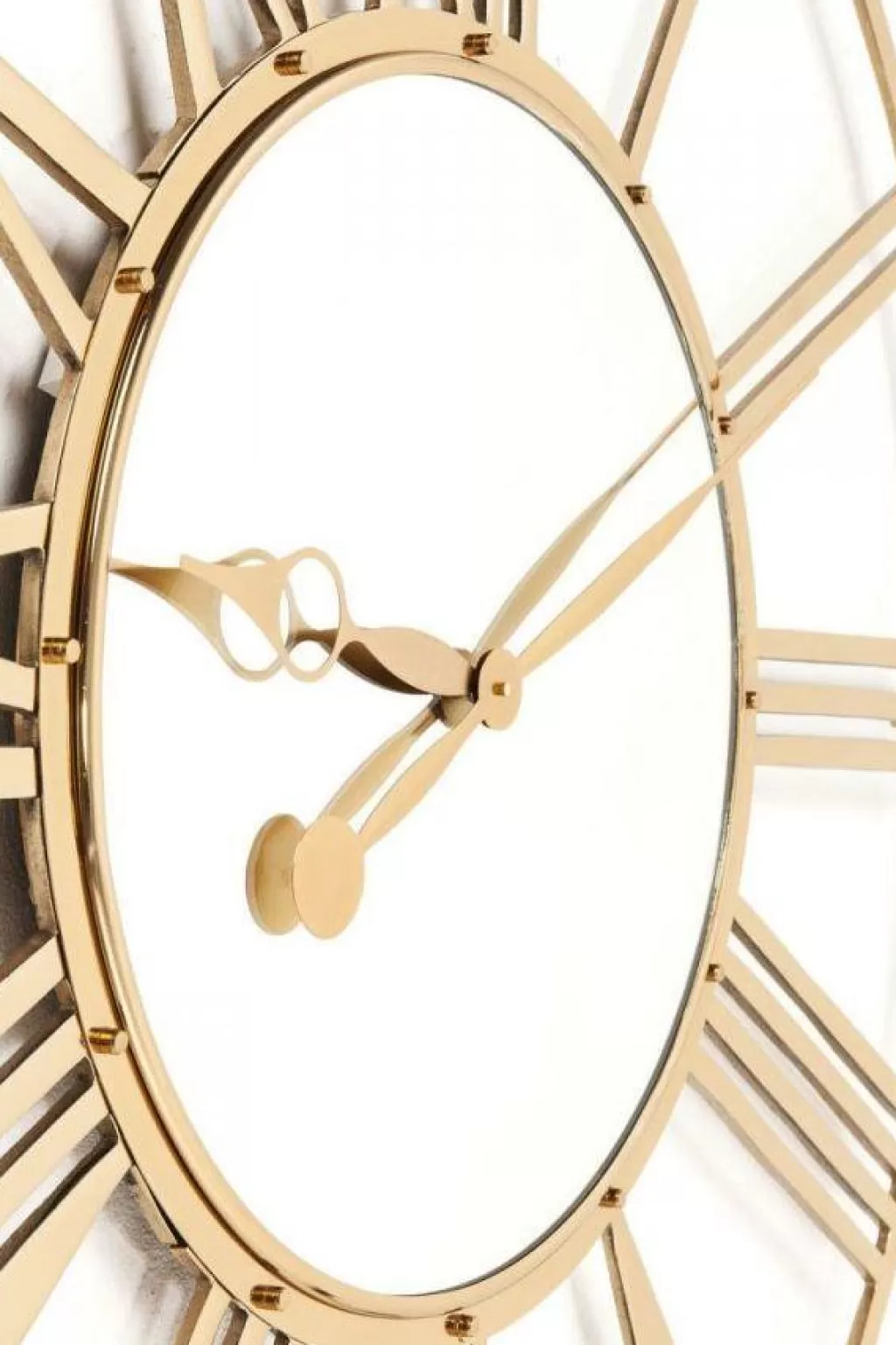 Horloge Murale Design Monumentale KARE - Modèle Élégant en Finition Dorée, Diamètre 120 cm pour Décor d'Intérieur Spectaculaire