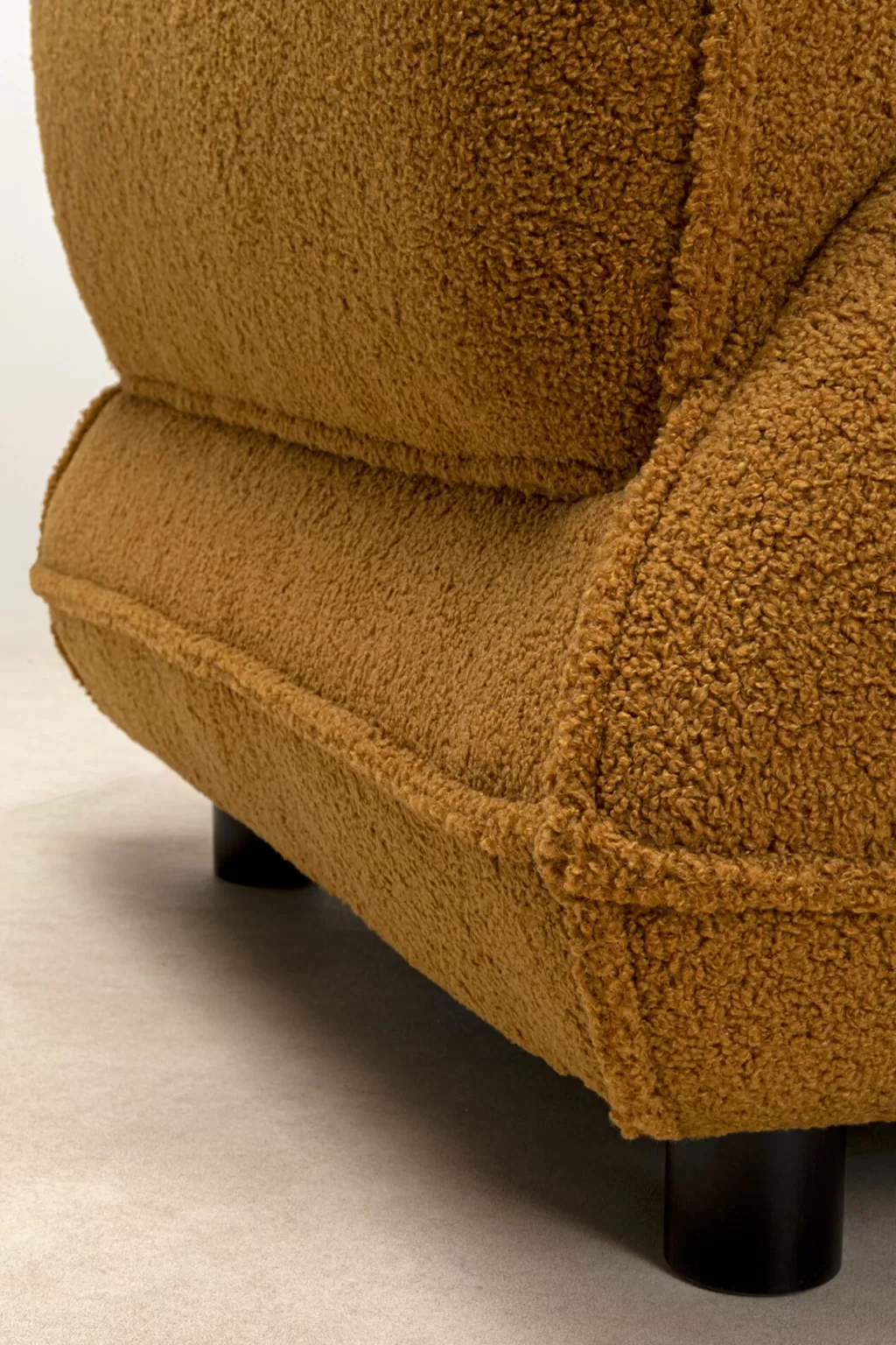 KARE Design - Fauteuil Gigi Moderne en Velours Texturé, Confort Ergonomique pour Salon Contemporain