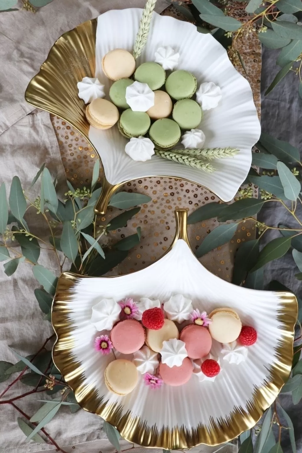 KARE Design - Bol Élégant Motif Ginkgo - Collection Nature & Minimalisme pour Cuisine Moderne