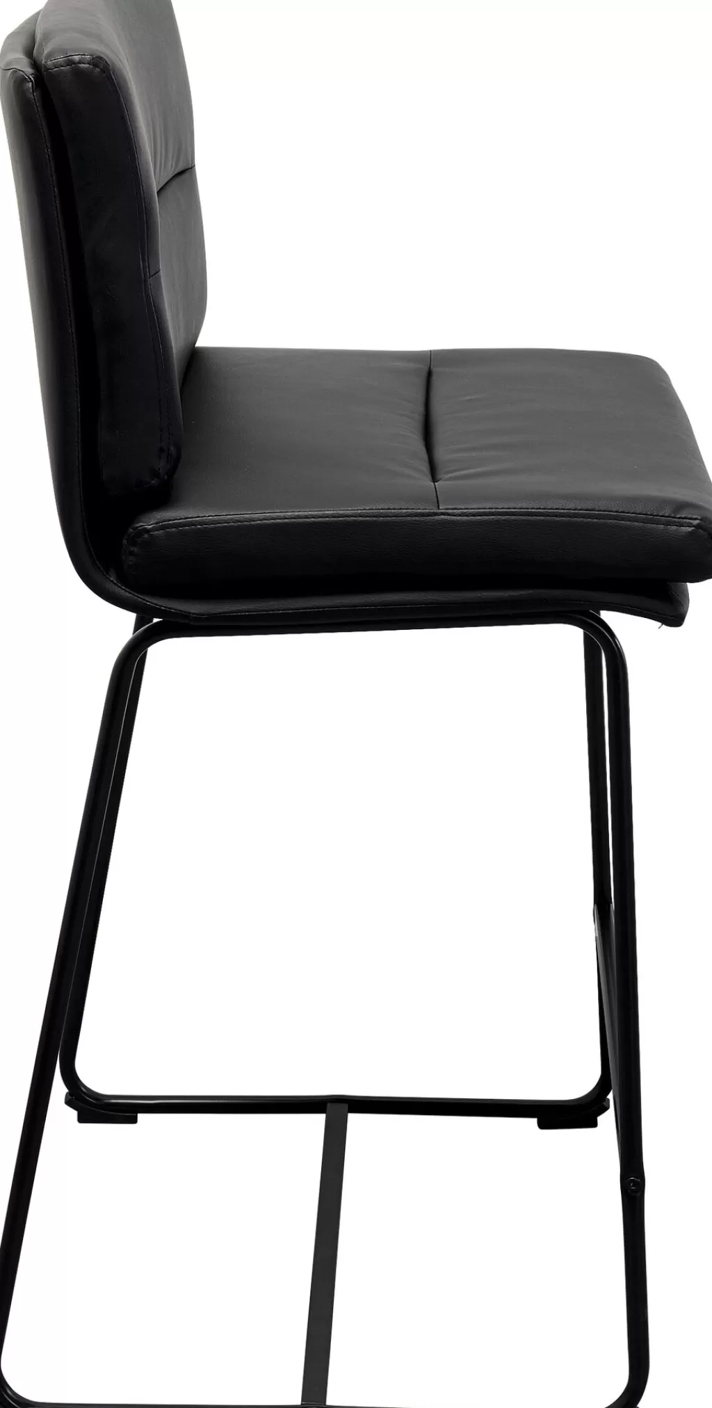 Fauteuil de bar design Ginny en noir - Collection KARE Design (75 cm de hauteur)