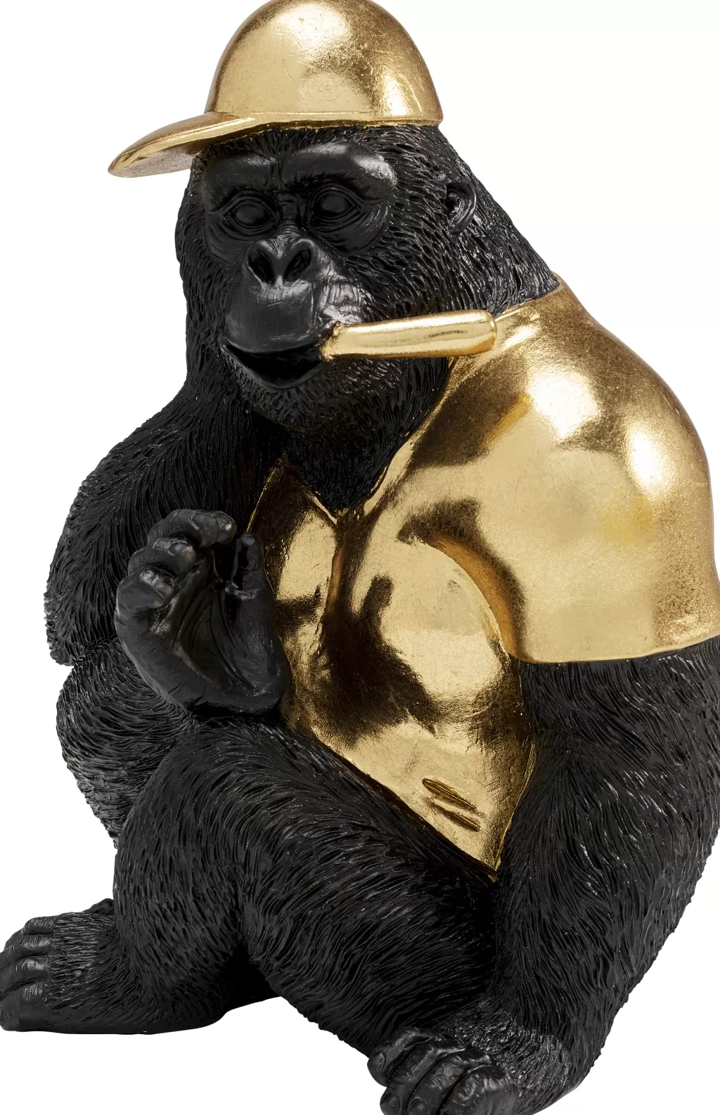 Élégante Figurine de Gorille Glamour - Création Décorative KARE Design 26 cm pour un Intérieur Moderne et Audacieux