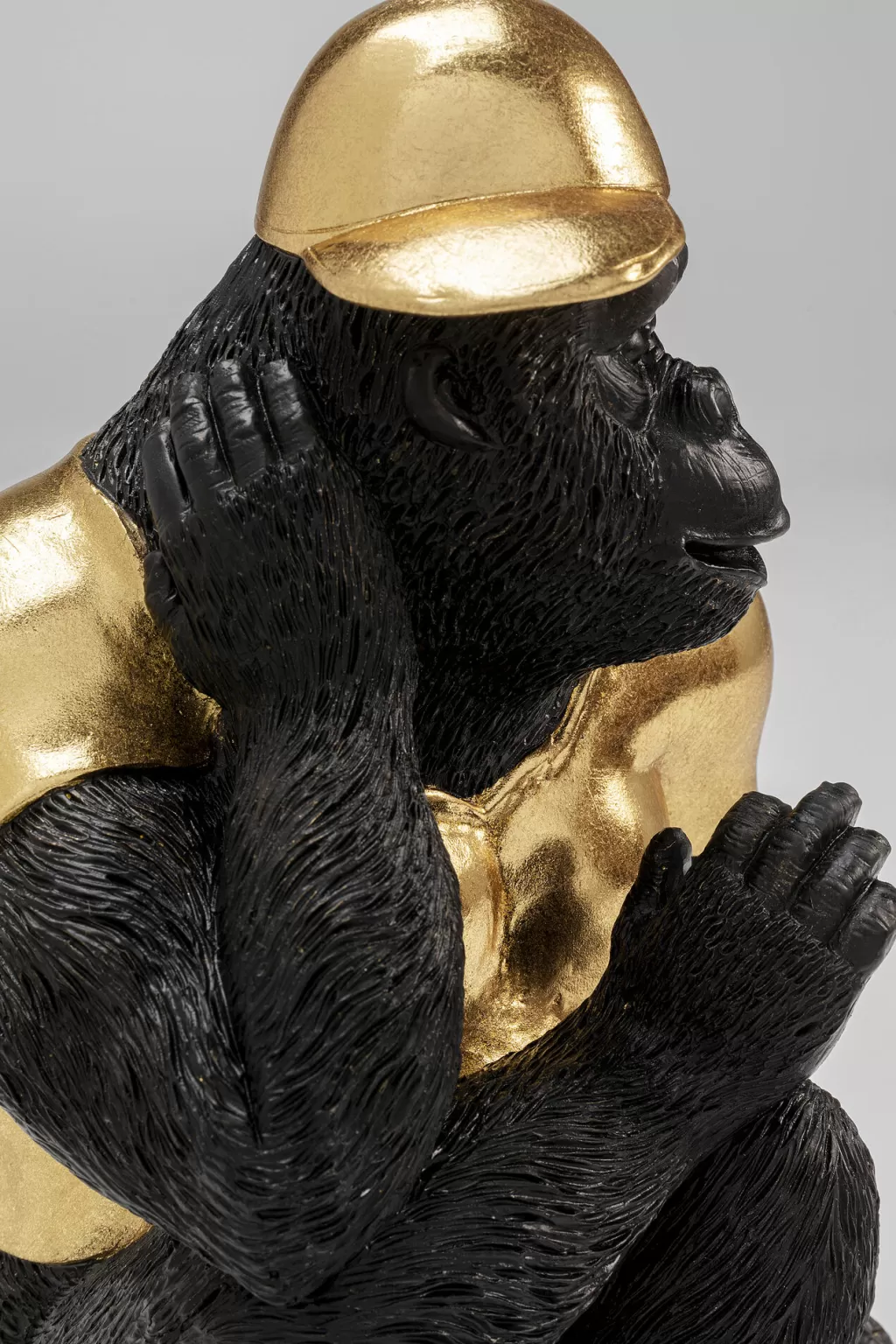 Élégante Figurine de Gorille Glamour - Création Décorative KARE Design 26 cm pour un Intérieur Moderne et Audacieux
