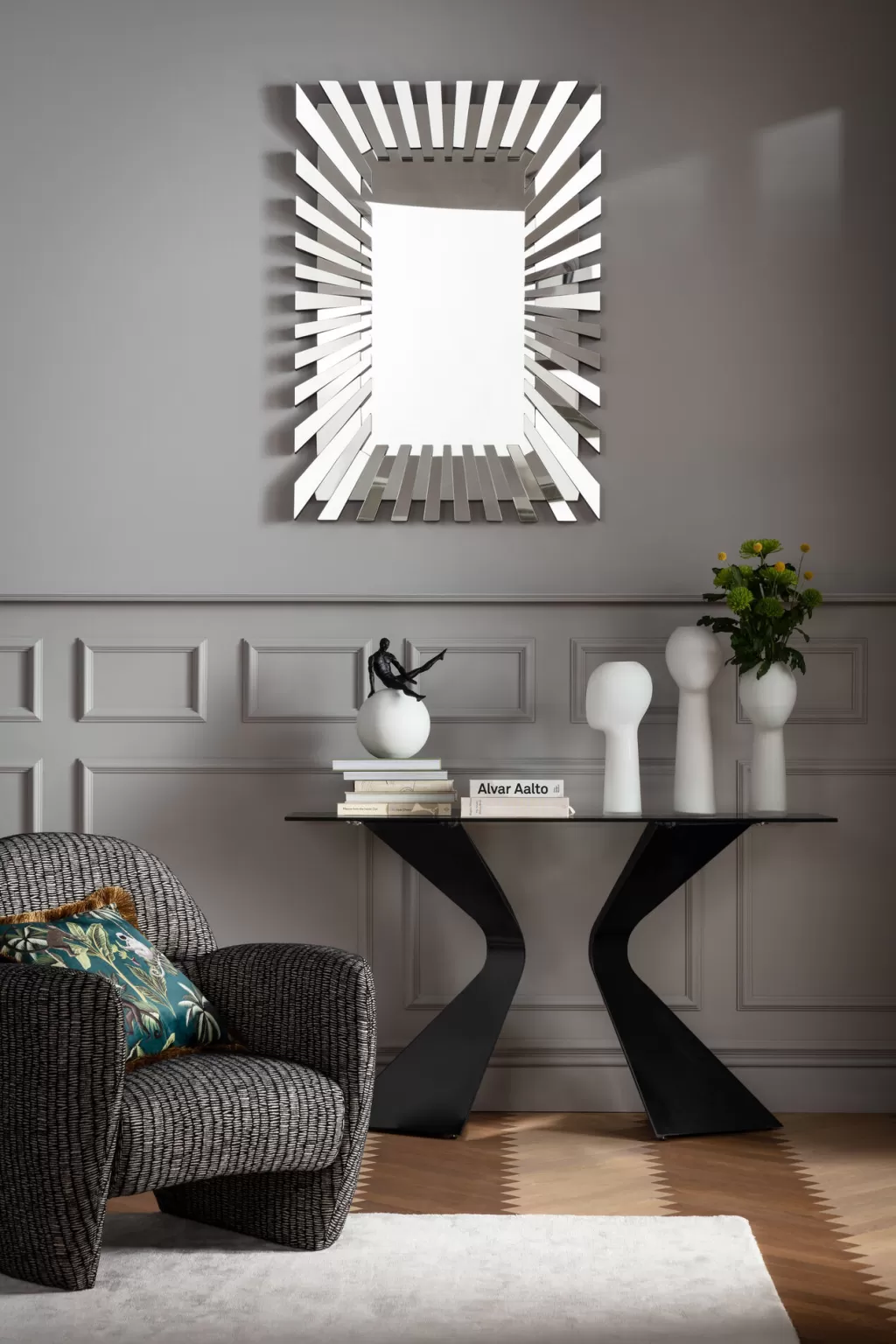 Console Design Gloria par KARE - Élégance moderne en noir (140x81 cm)