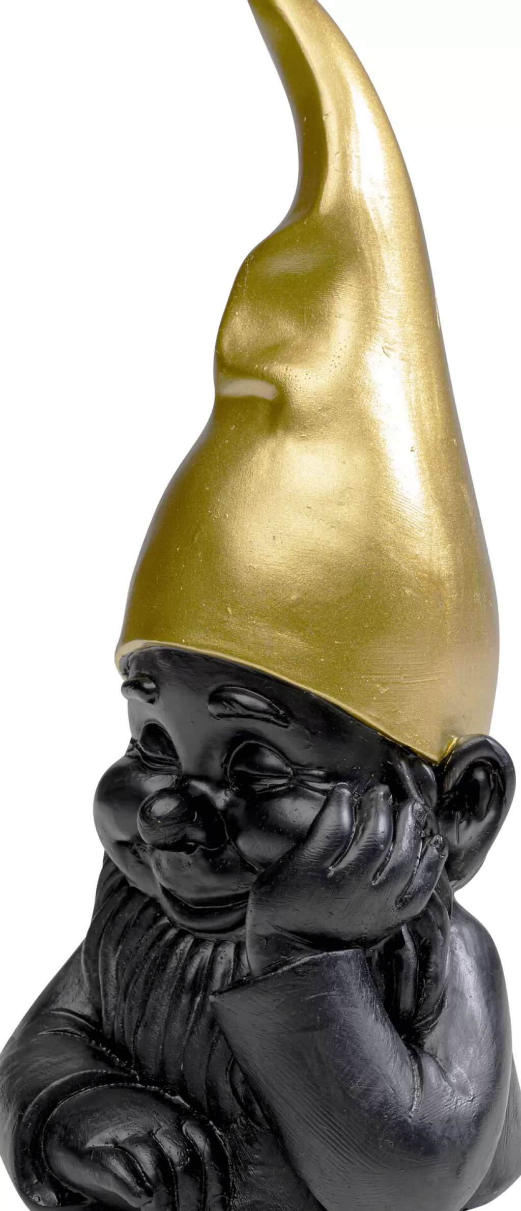 Figurine Gnome Décorative Noire 21cm - Design Élégant par Kare pour Intérieur/Extérieur