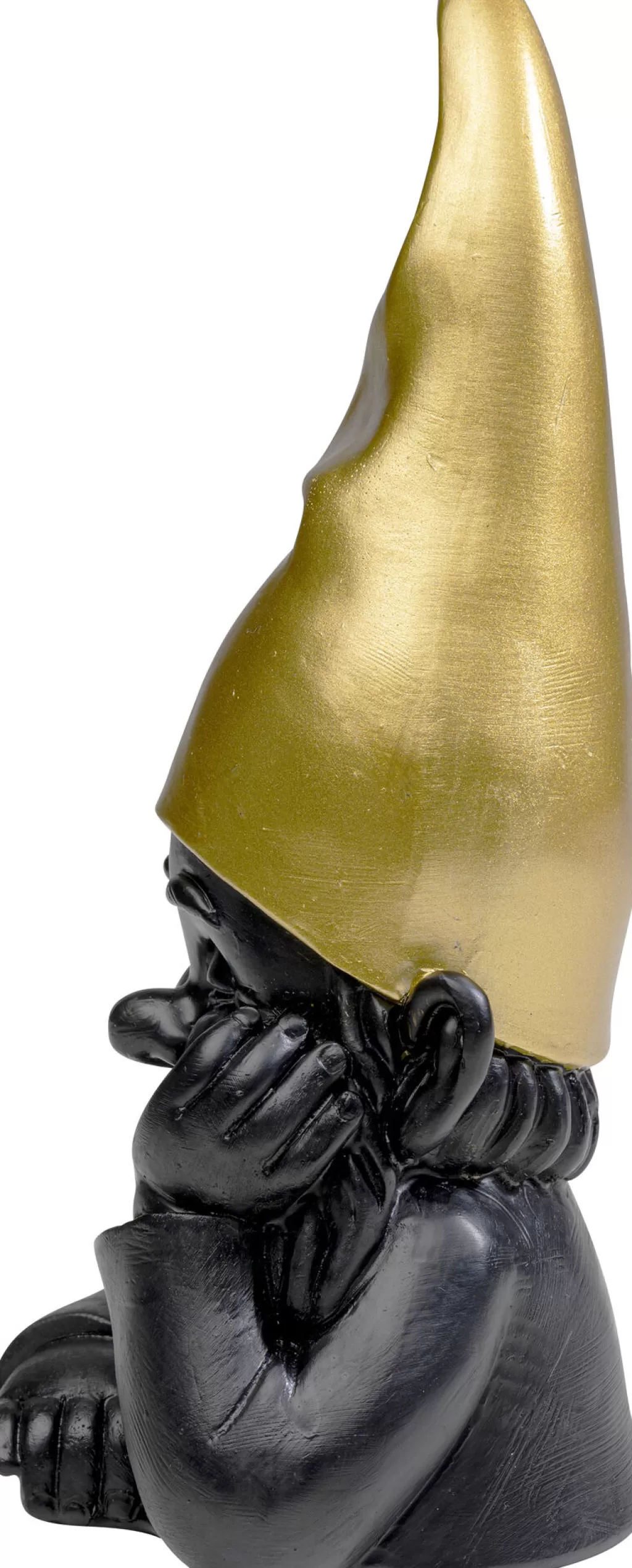 Figurine Gnome Décorative Noire 21cm - Design Élégant par Kare pour Intérieur/Extérieur