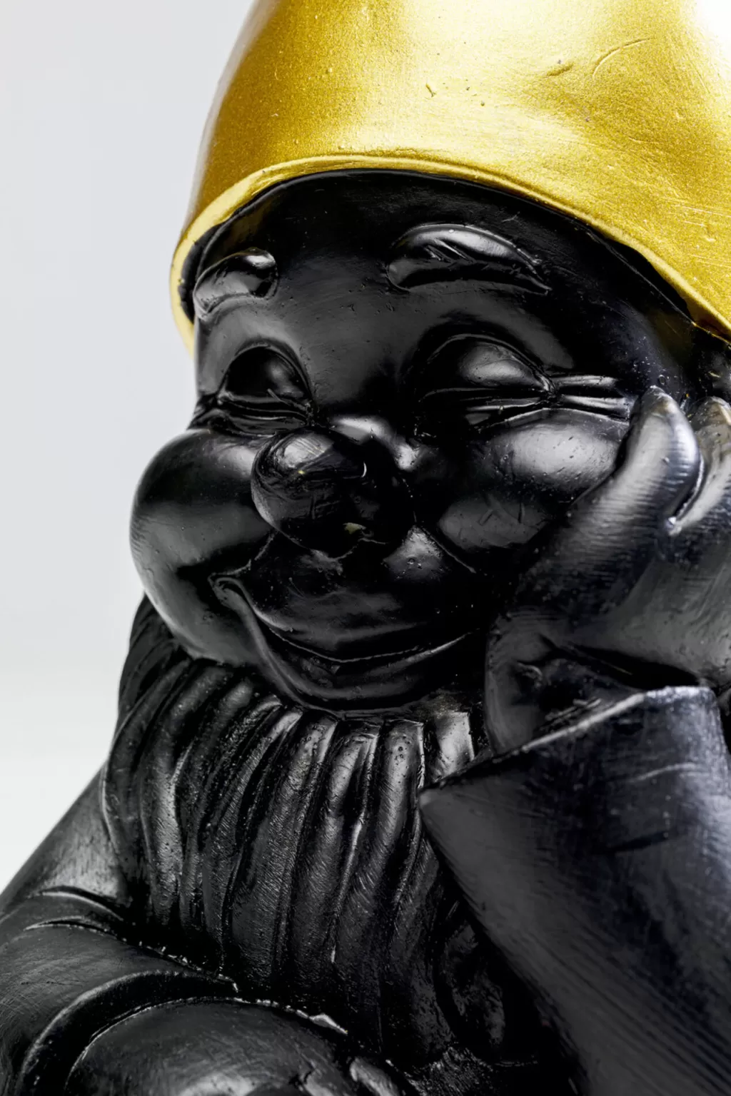 Figurine Gnome Décorative Noire 21cm - Design Élégant par Kare pour Intérieur/Extérieur