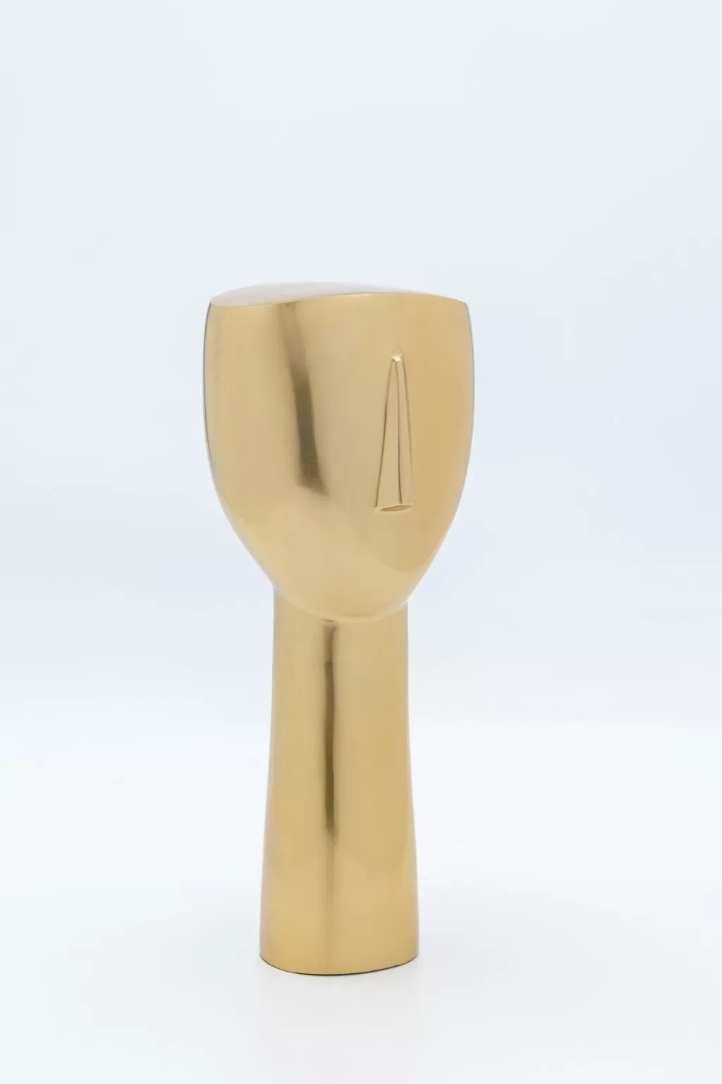 Masque Doré Sculptural – Objet Décoratif Moderne 36 cm par KARE Design