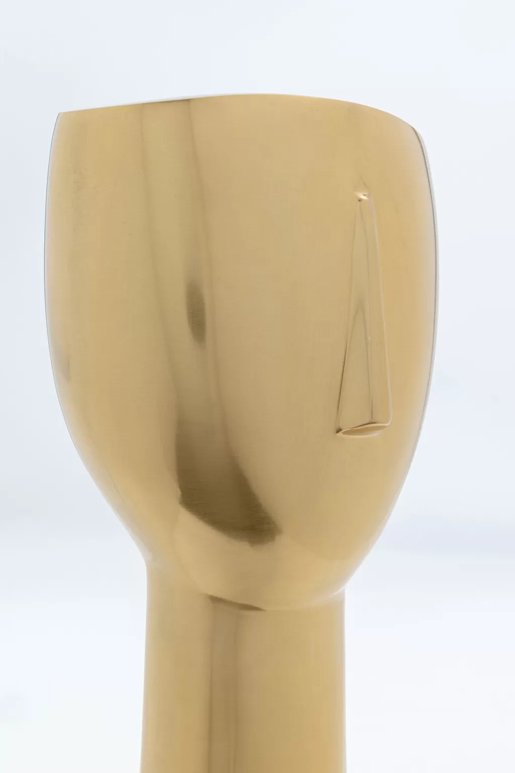 Masque Doré Sculptural – Objet Décoratif Moderne 36 cm par KARE Design