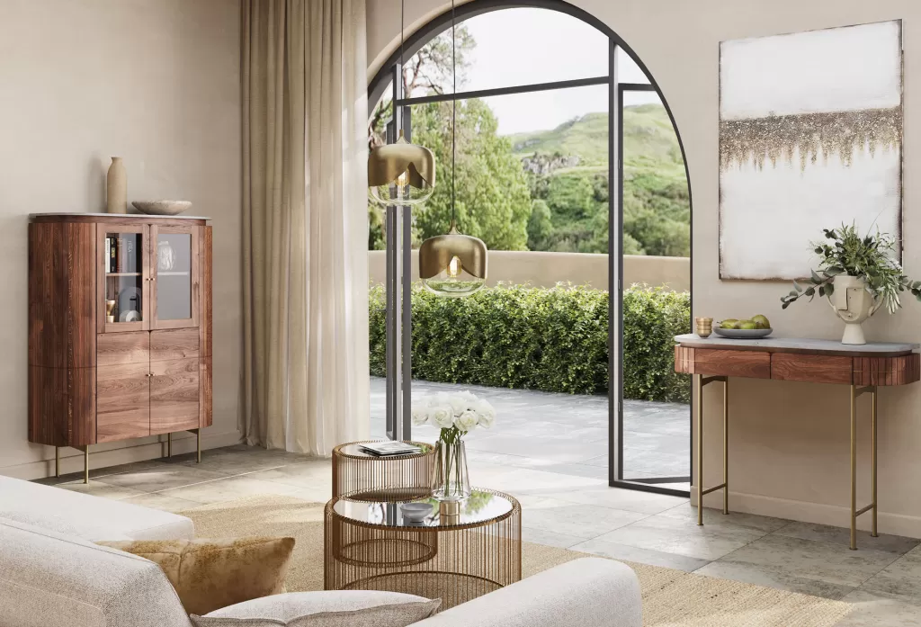 Armoire élégante Grace par KARE Design - Dimensions 100x145 cm, rangement moderne pour intérieur raffiné