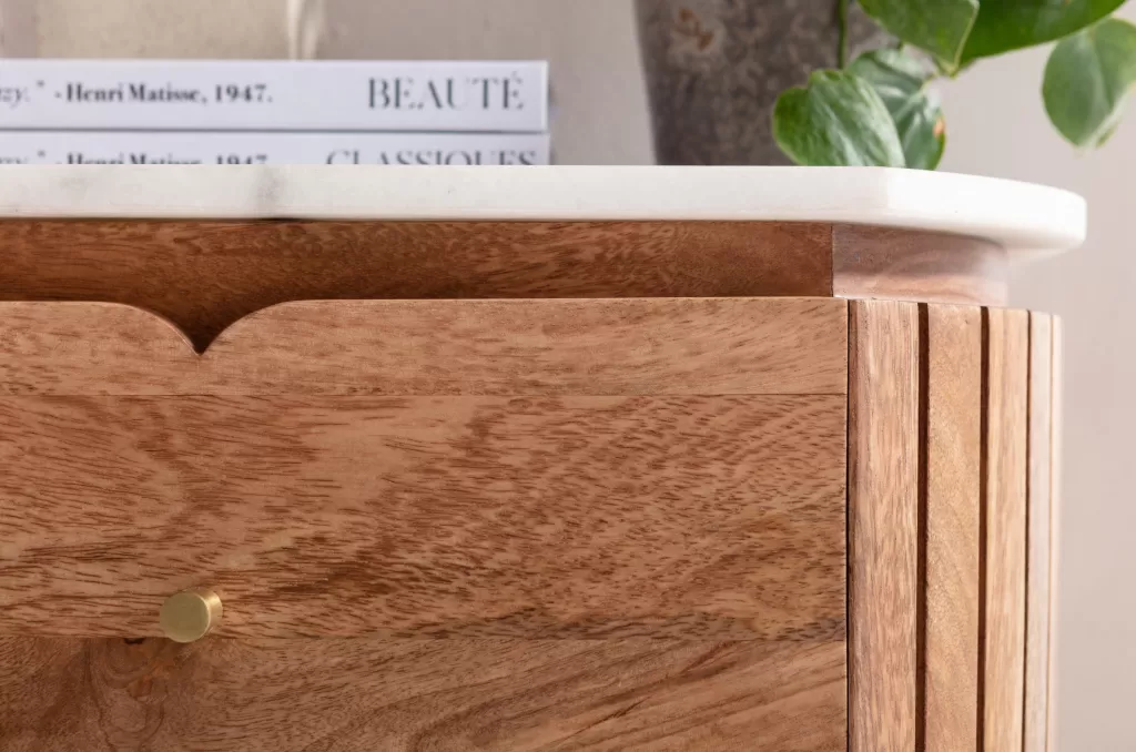 Table de Chevet Design Grace Compacte par KARE - Commode d'appoint Élégante 50 x 55 cm