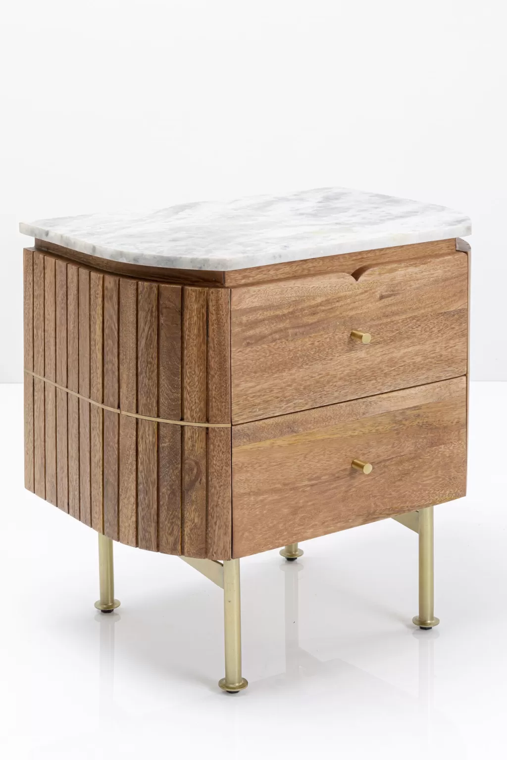 Table de Chevet Design Grace Compacte par KARE - Commode d'appoint Élégante 50 x 55 cm