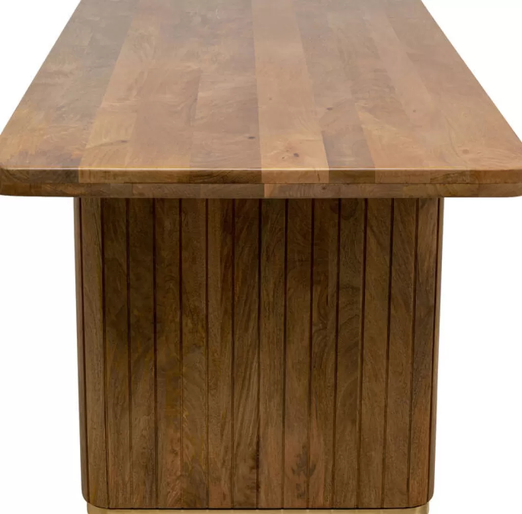 Table design Grace par KARE - Plateau en mangue massif 180x90 cm - Style nordique et fonctionnel