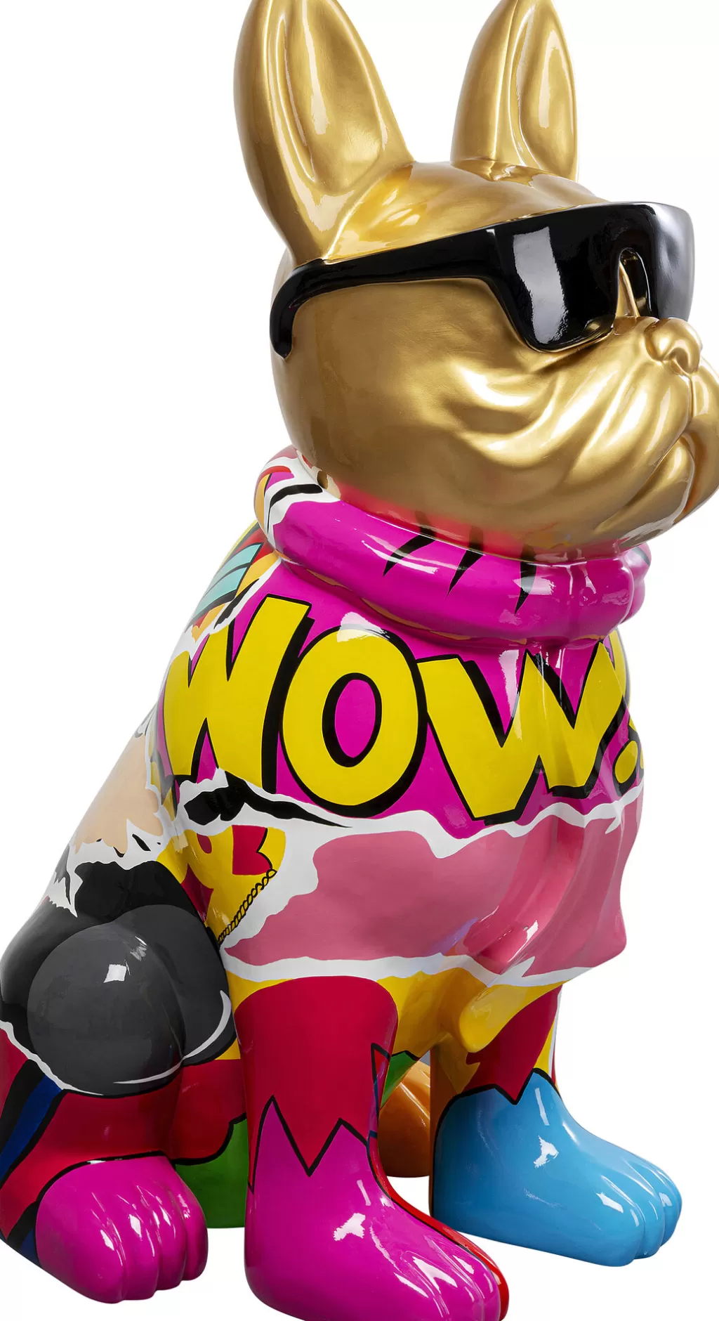 KARE Design : Sculpture Contemporaine de Chien en Graffiti - Décoration Murale Originale 152 cm pour Espaces Modernes
