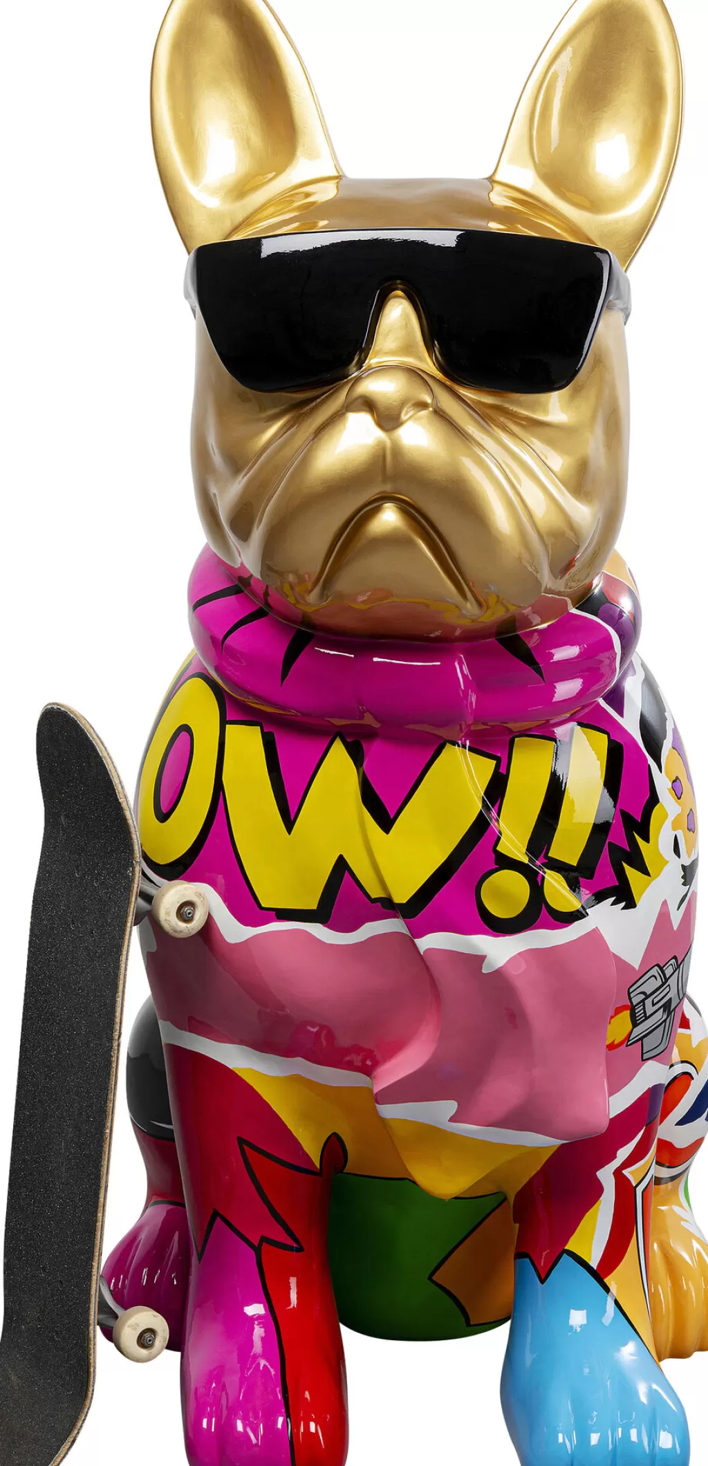 KARE Design : Sculpture Contemporaine de Chien en Graffiti - Décoration Murale Originale 152 cm pour Espaces Modernes